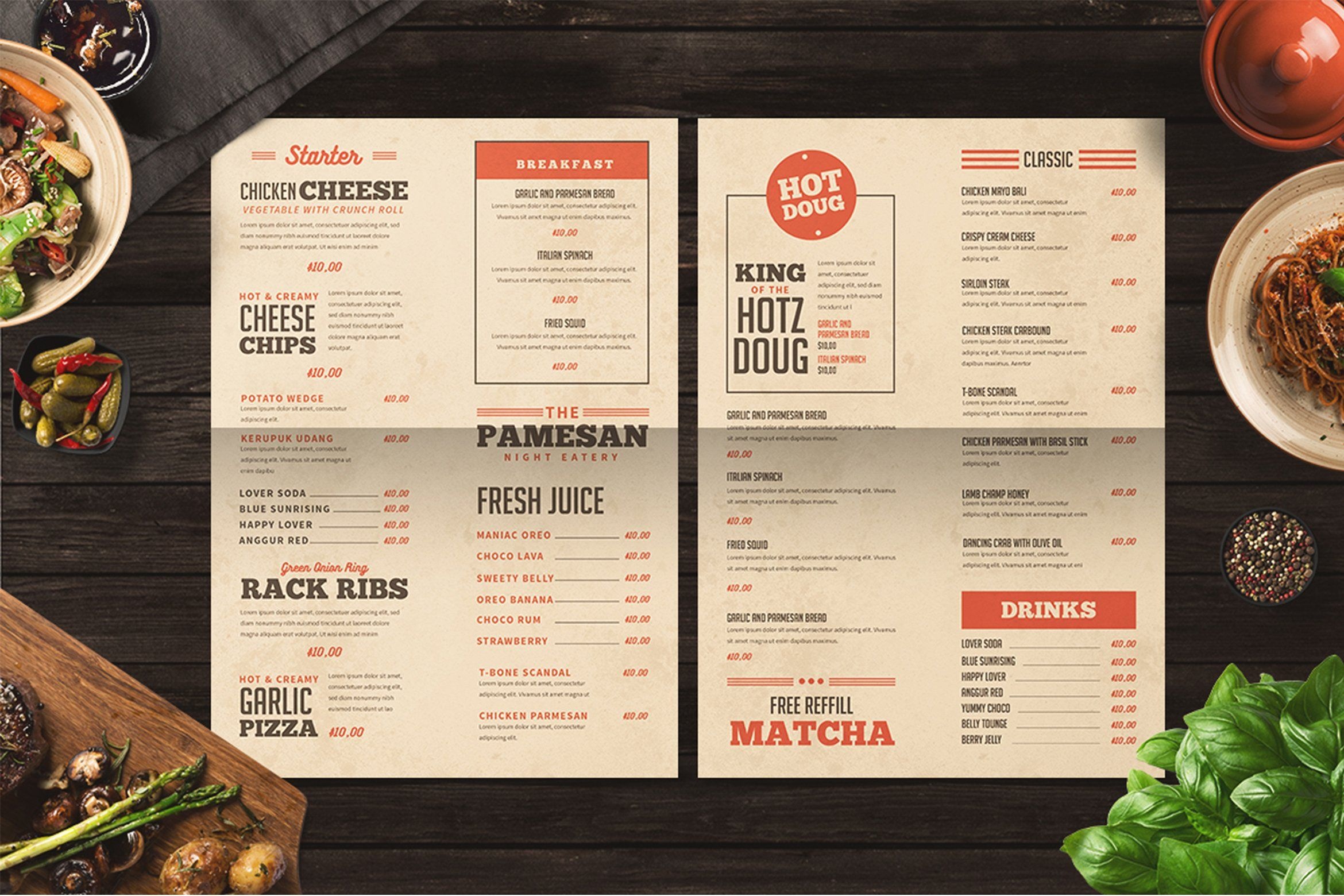 Classic food menu, Classic food, 2340x1560 HD Desktop