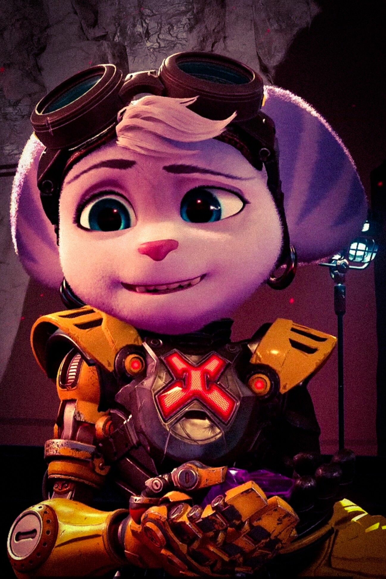 Ratchet and Clank: Rift Apart, Rivet's 4K wallpaper, Captivating character design, New heroine, 1300x1950 HD Phone