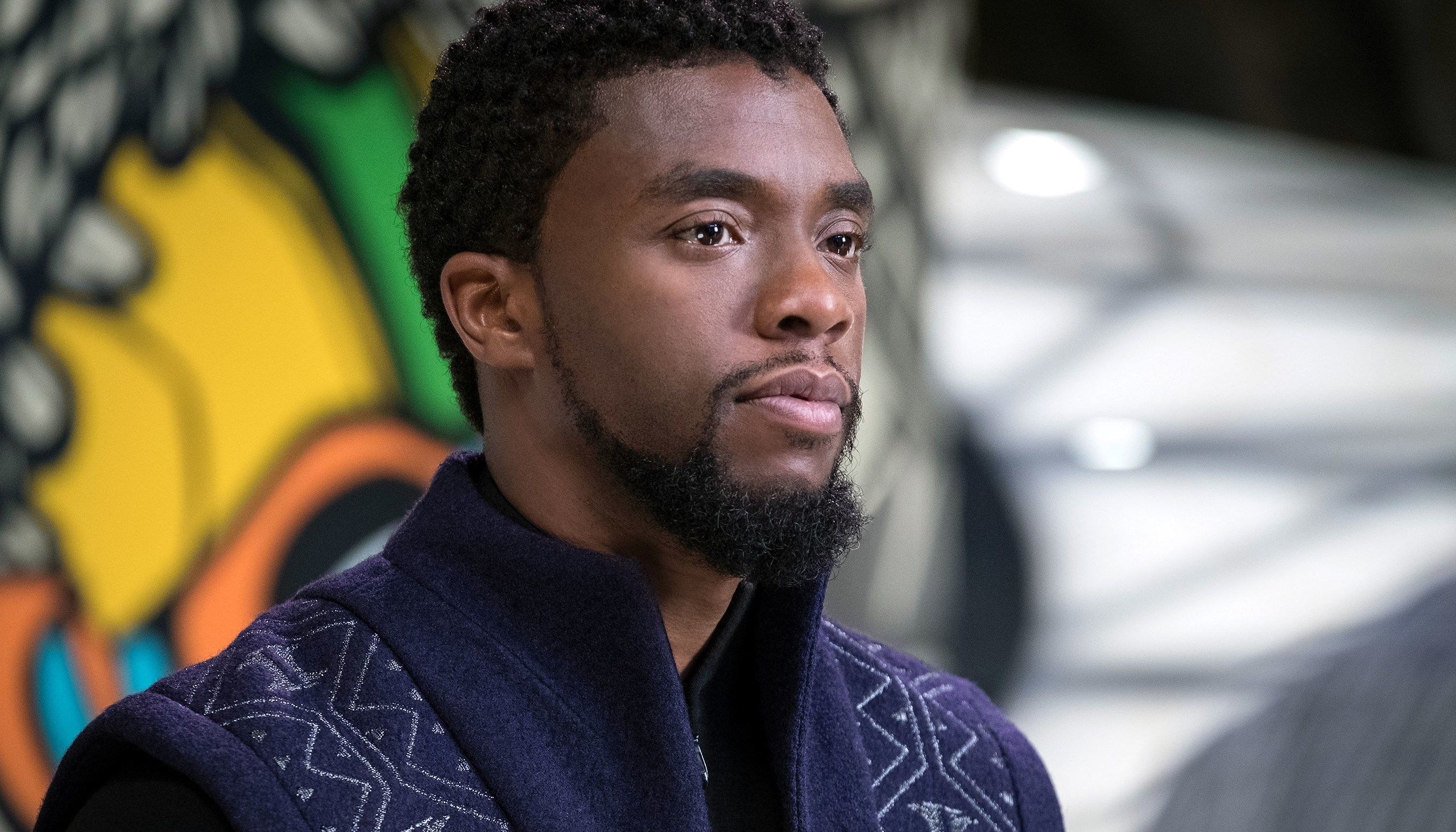 T'Challa, Chadwick Boseman, Marvel, Actor, 2560x1470 HD Desktop