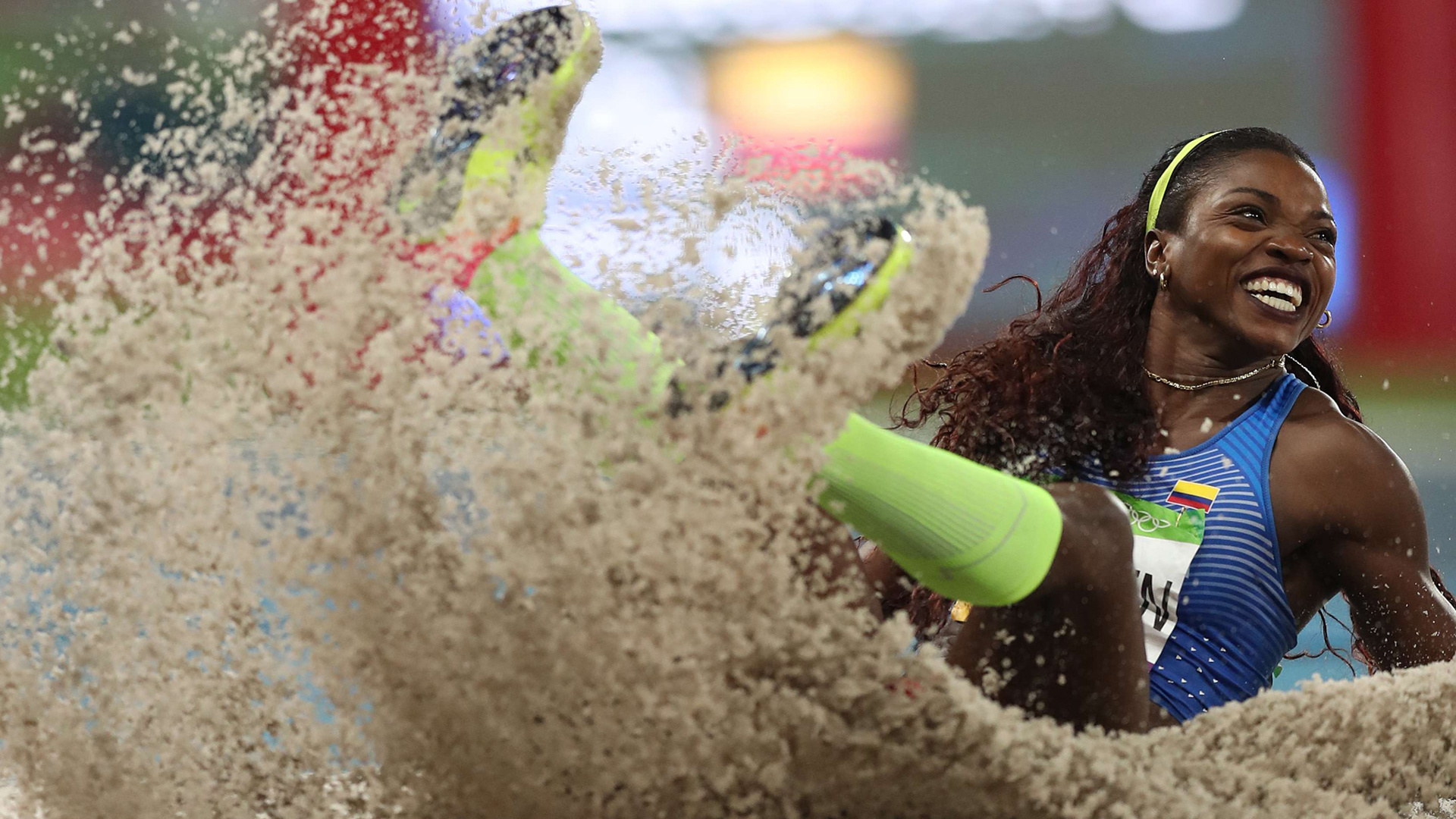 Rio 2016 Olympics, Caterine Ibarguen Wallpaper, 1920x1080 Full HD Desktop