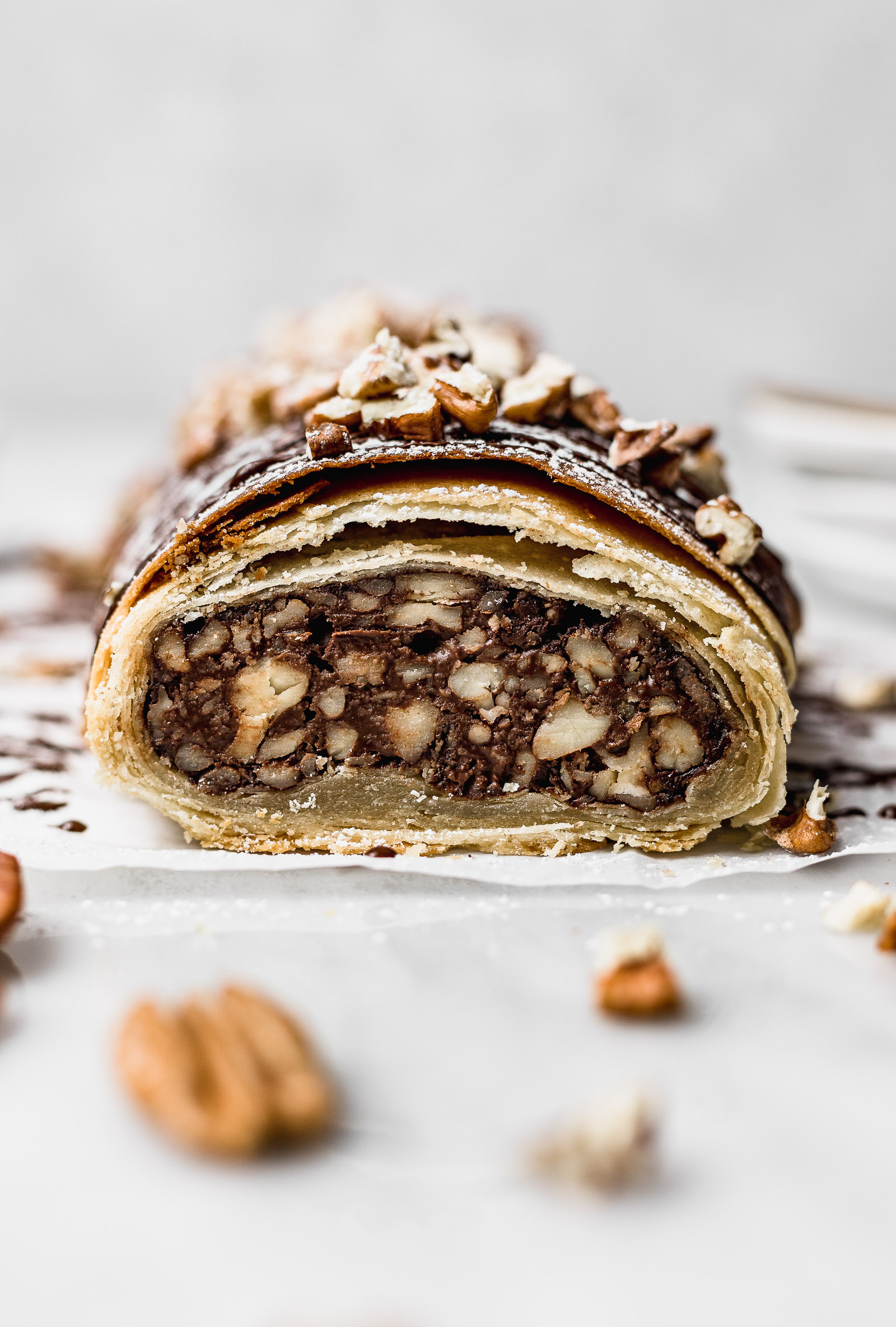 Strudel Food, Pecan Chocolate Strudel, Cravings Journal, 1600x2370 HD Phone