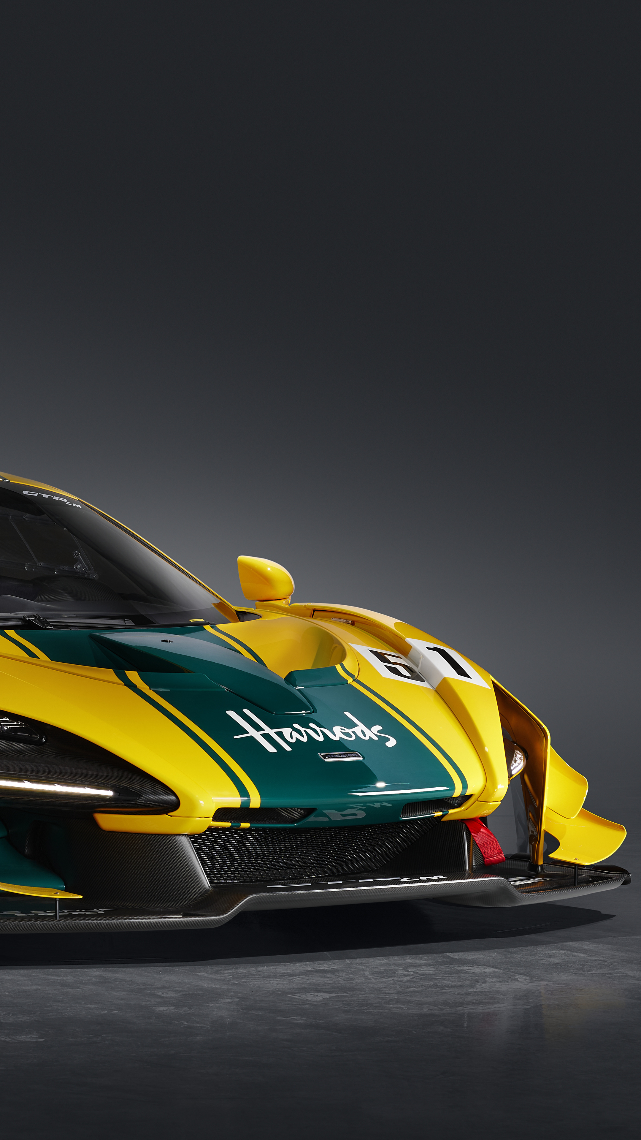 McLaren Senna, GTR LM 825 Harrods edition, Ultimate performance, Xperia wallpapers, 2160x3840 4K Phone