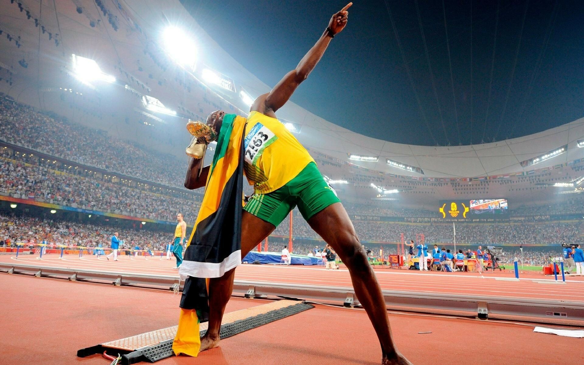 Usain Bolt, Sports wallpaper, Olympic glory, Inspiring athlete, 1920x1200 HD Desktop