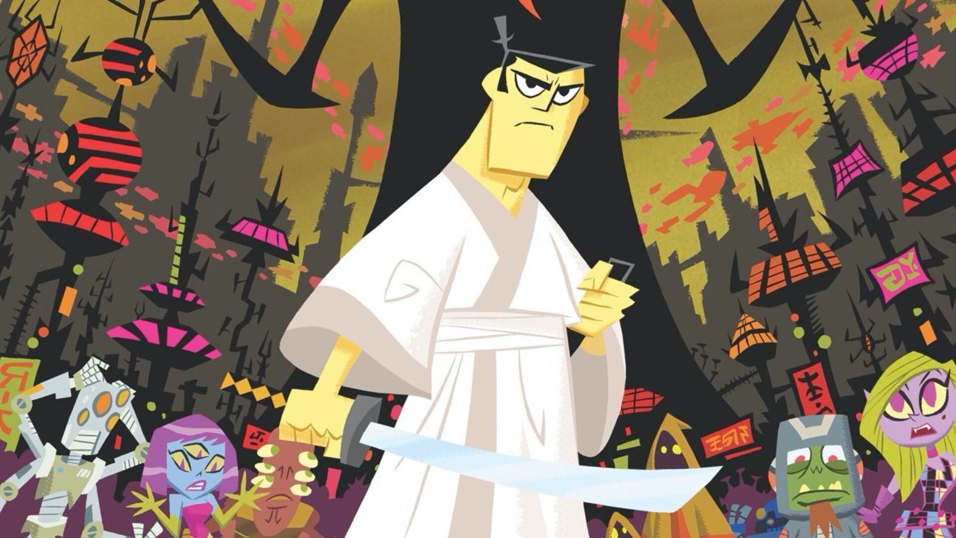 Samurai Jack, Animation series, Watch for free, adult swim, 1920x1080 Full HD Desktop