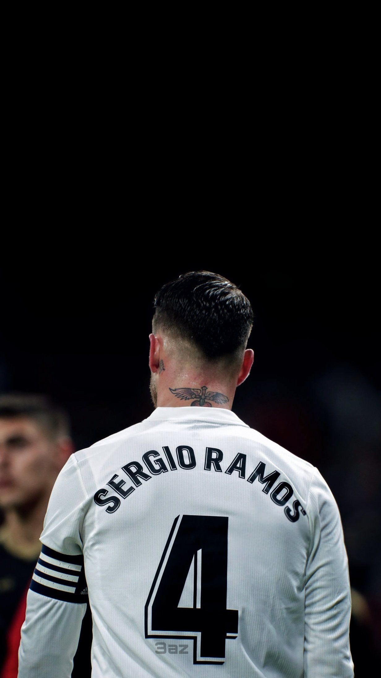 Sergio Ramos, winged neck tattoo, SERGIO RAMOS 4, HD Phone wallpaper