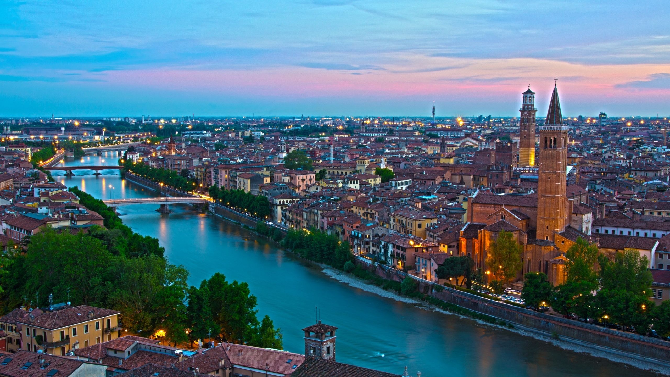 Verona Italy, Verona desktop wallpapers, Verona HD, Trento, 2560x1440 HD Desktop