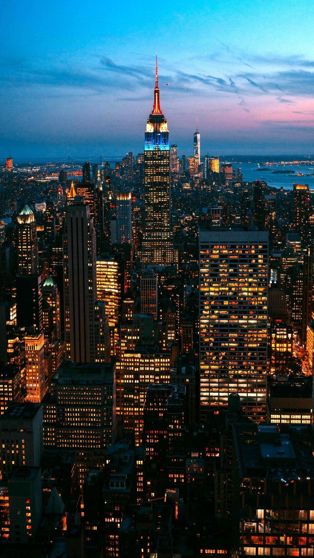 Manhattan Skyline, Travels, Beautiful places, Wanderlust destinations, 1080x1920 Full HD Phone
