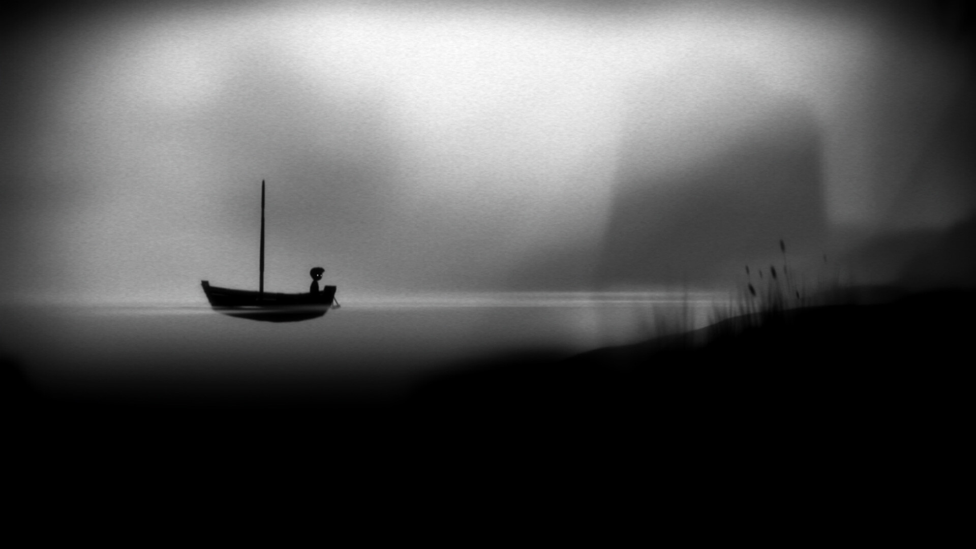Limbo video game, Dark and haunting, Atmospheric storytelling, Unique art direction, 1920x1080 Full HD Desktop