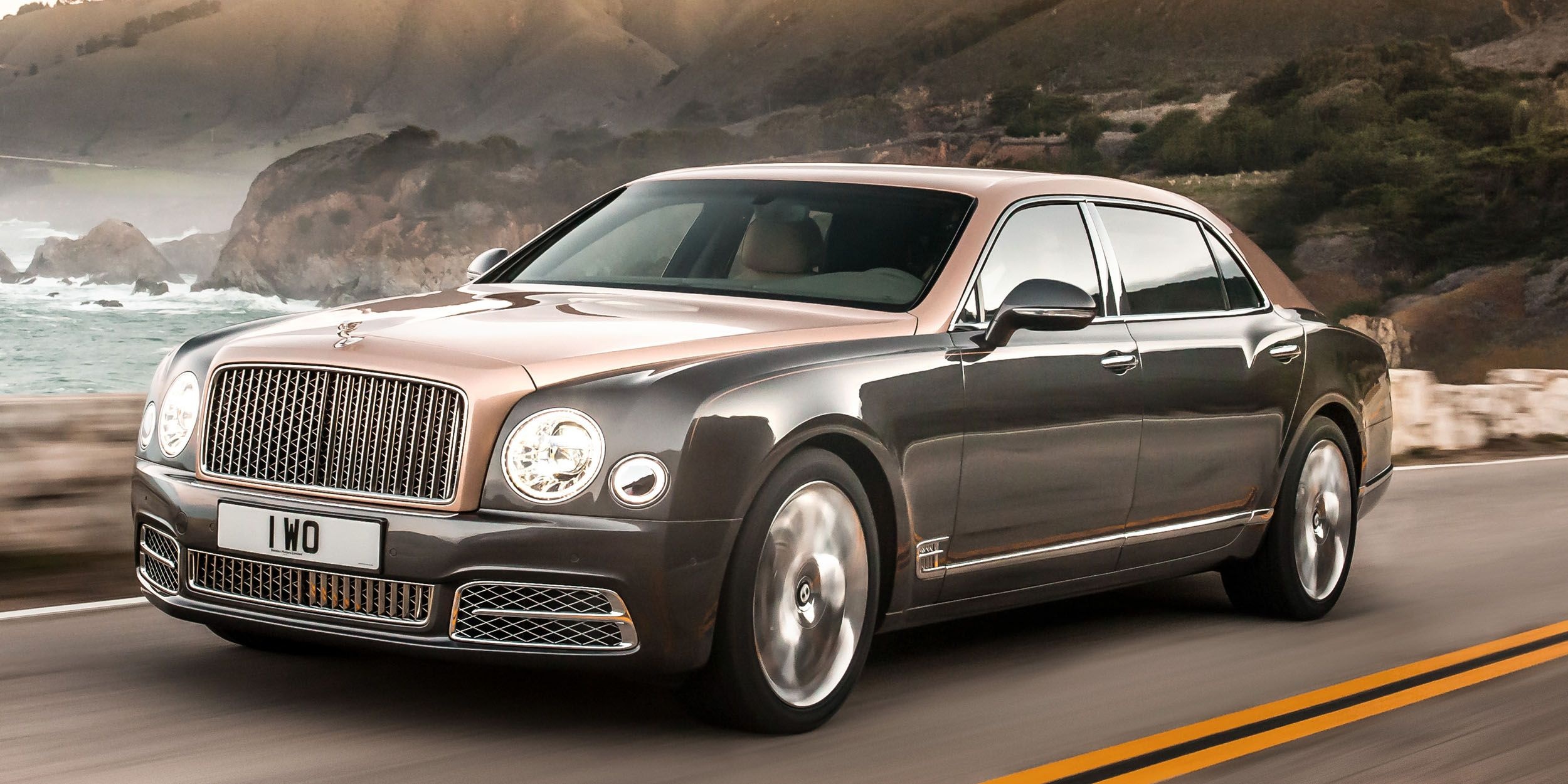 Bentley Mulsanne, Extended Wheelbase, Inches Longer, Road & Track, 2500x1250 Dual Screen Desktop