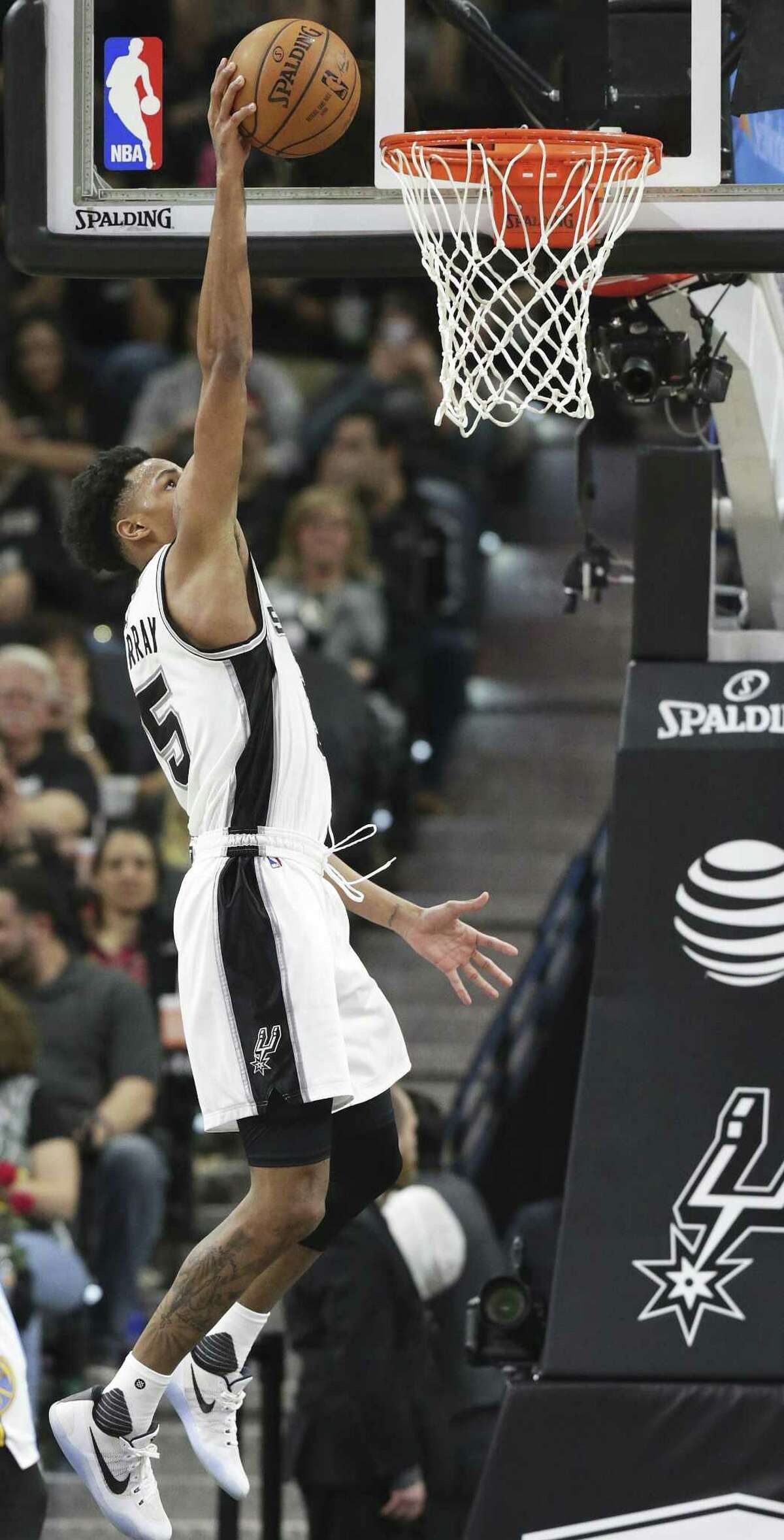 Dejounte Murray, Trust in work ethic, San Antonio Spurs, Sports, 1200x2360 HD Phone