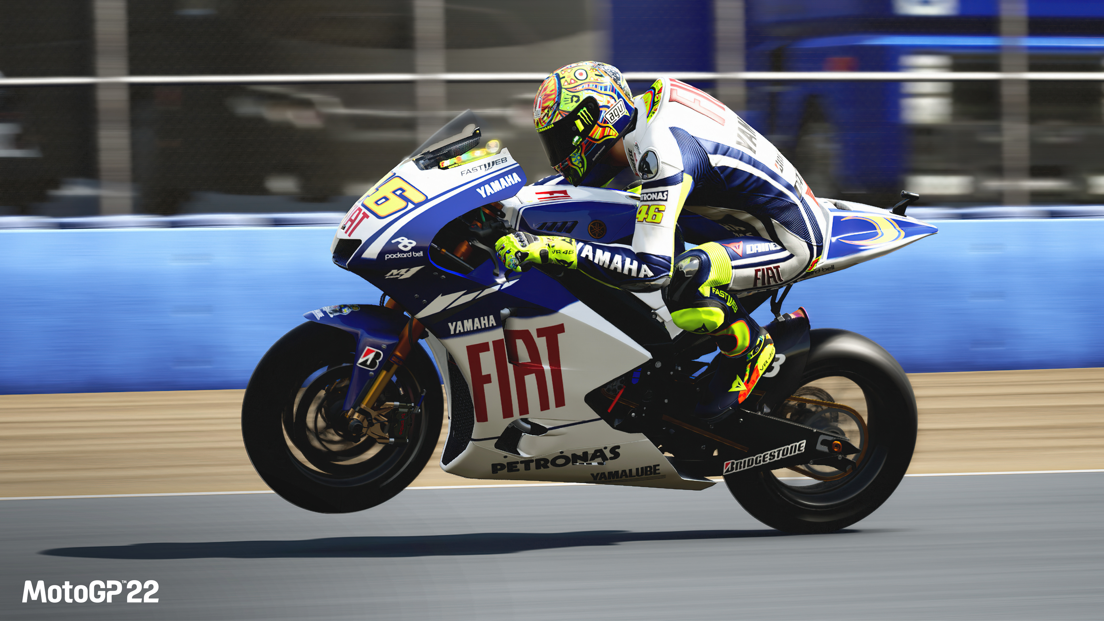 Valentino Rossi, Yamaha YZR-M1, MotoGP 22, 4K Desktop wallpaper