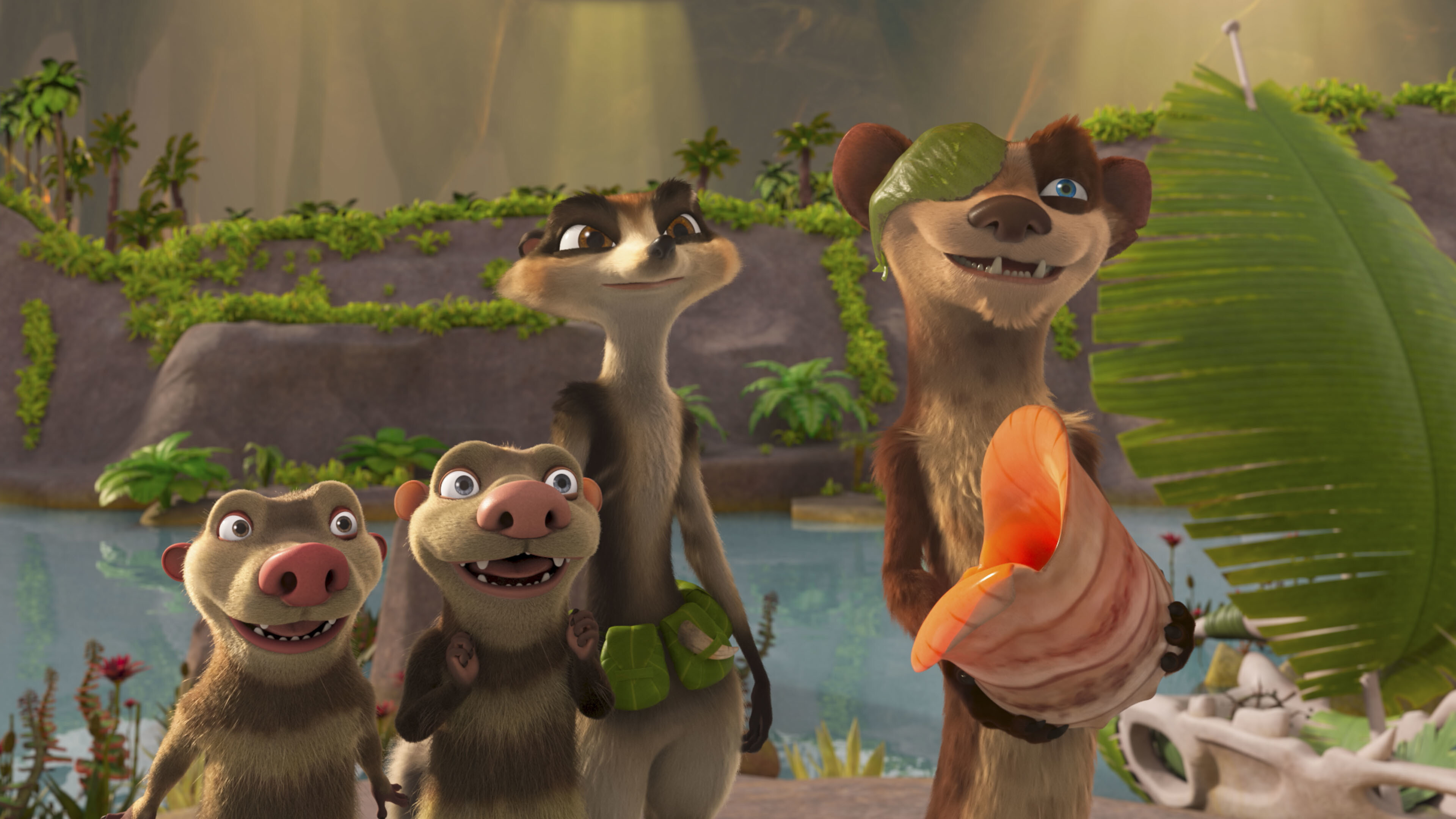 Ice Age: Adventures of Buck Wild, Animated adventure, Beloved characters, Exciting journey, 3840x2160 4K Desktop