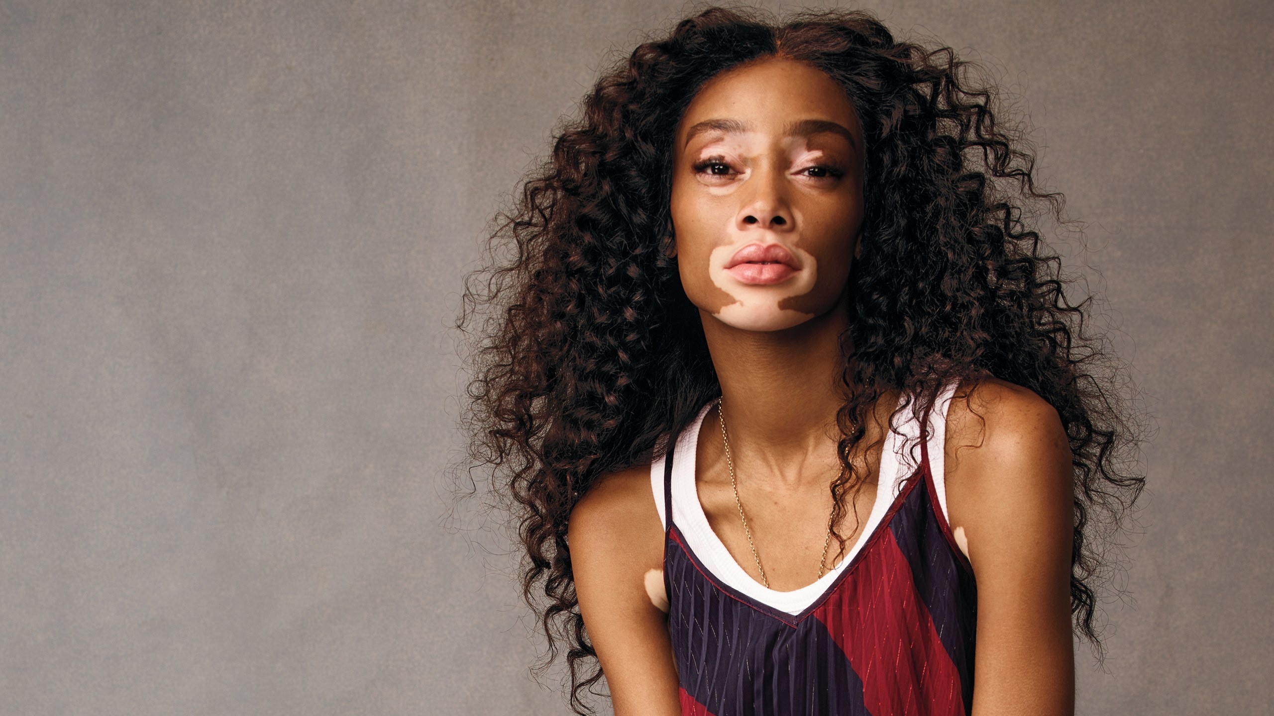 Winnie Harlow, Beautiful, Age of cookie, Desktop, 2560x1440 HD Desktop