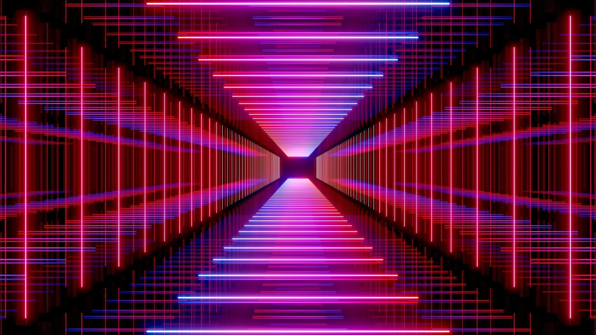 Purple blue neon abstract, Colorful abstract art, Eye-catching designs, Unique visual compositions, 1920x1080 Full HD Desktop