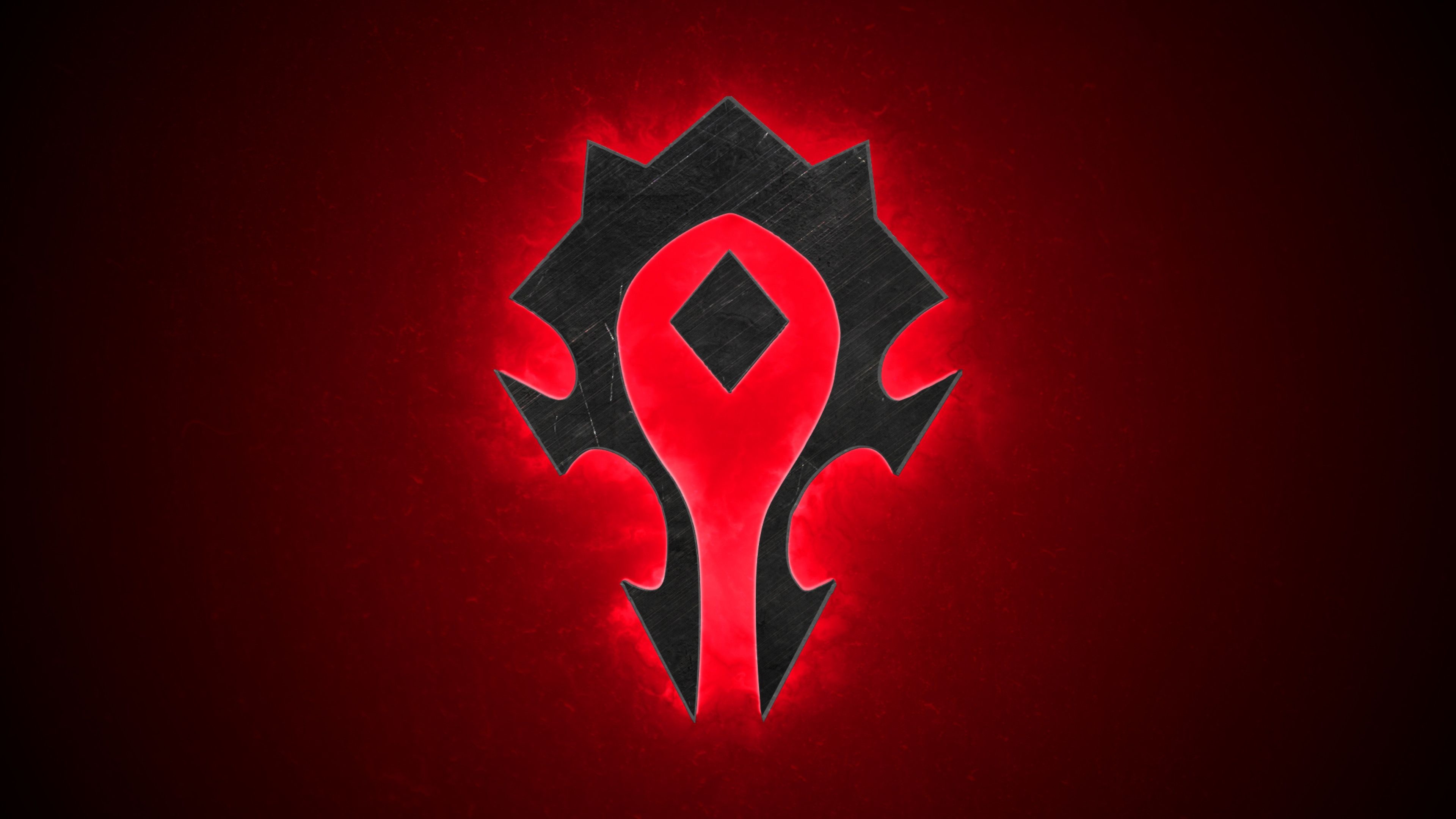 Logo, Horde (WOW) Wallpaper, 3840x2160 4K Desktop