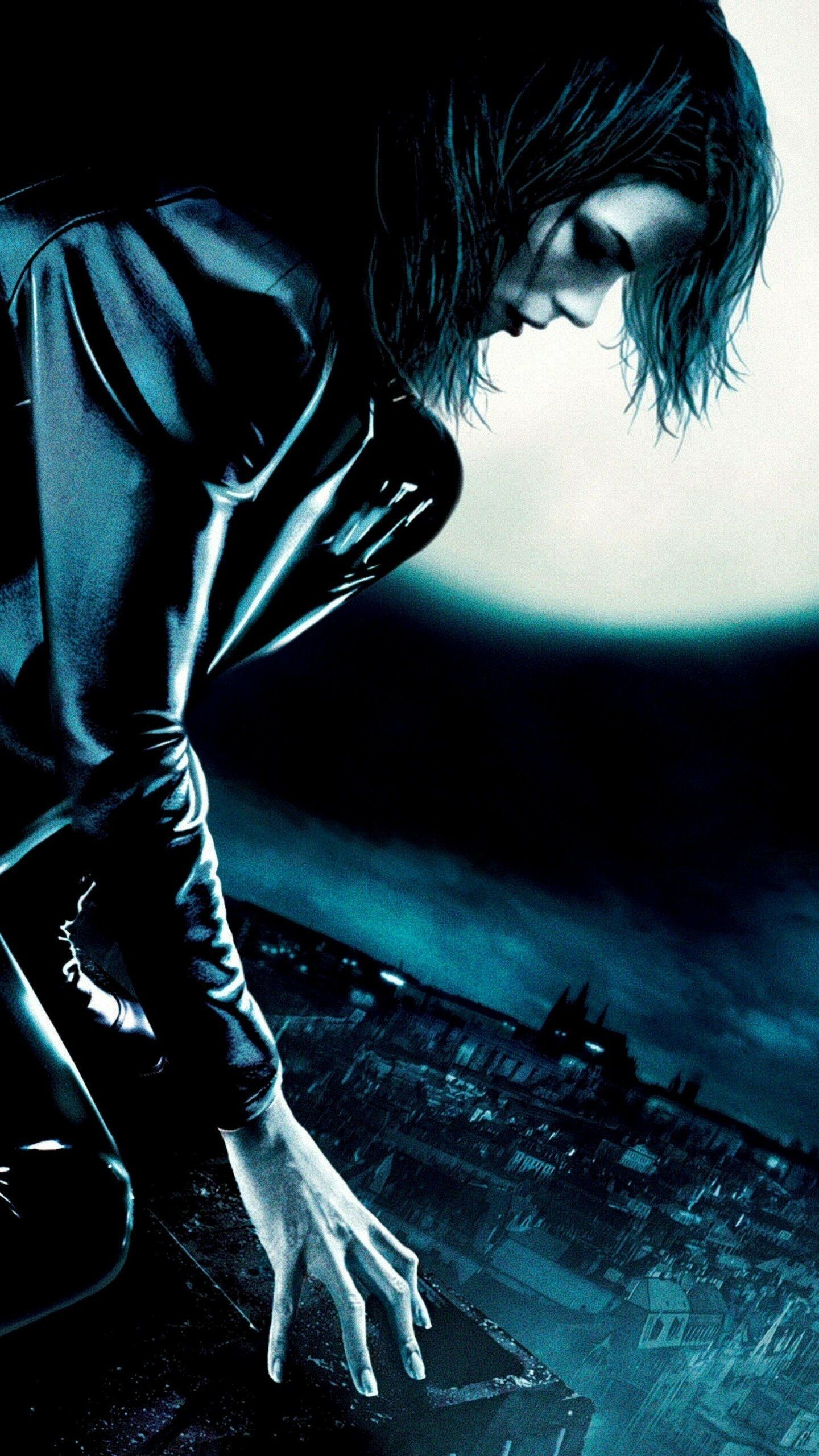 Kate Beckinsale, Underworld, 5K HD wallpapers, Vampire movies, 1440x2560 HD Phone