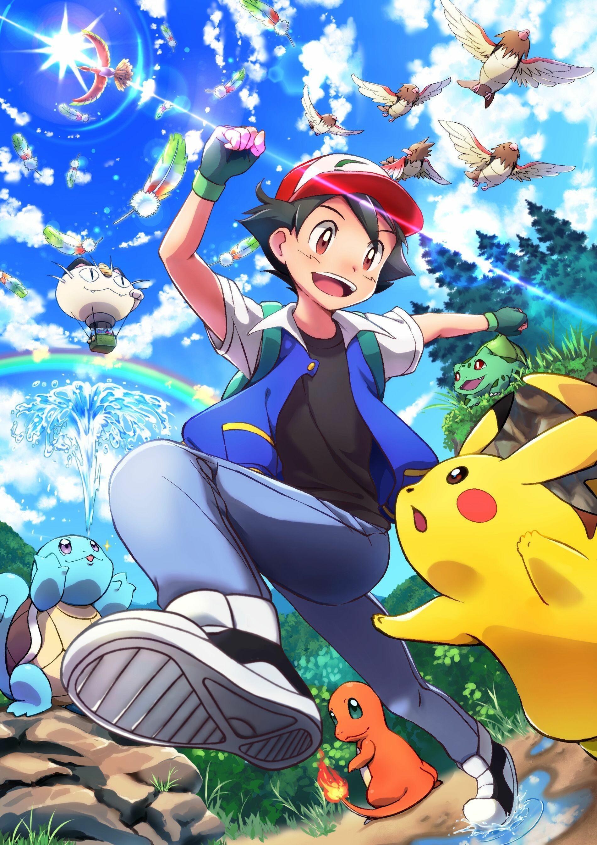 Ash, Pokemon (Anime) Wallpaper, 1900x2690 HD Phone