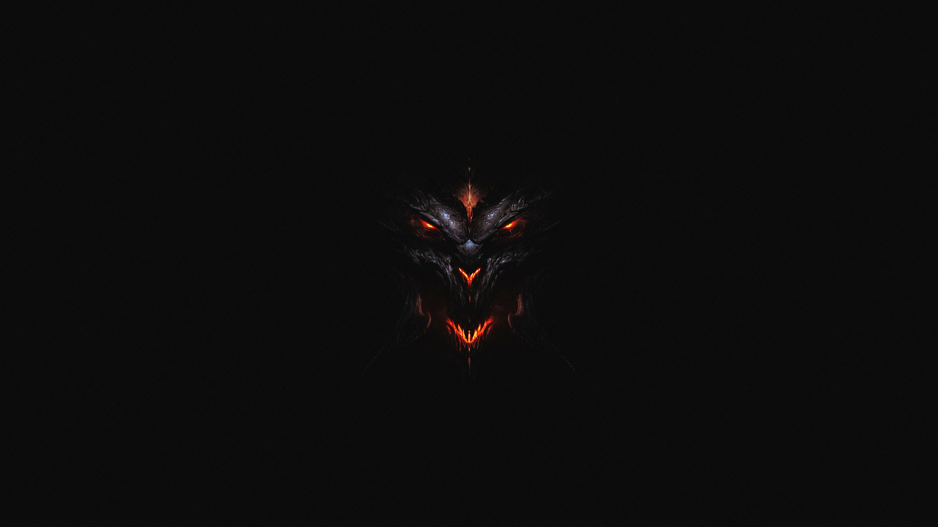 Minimalistic Diablo 3, Gaming artistry, Dark atmosphere, Ethereal wallpapers, 1920x1080 Full HD Desktop