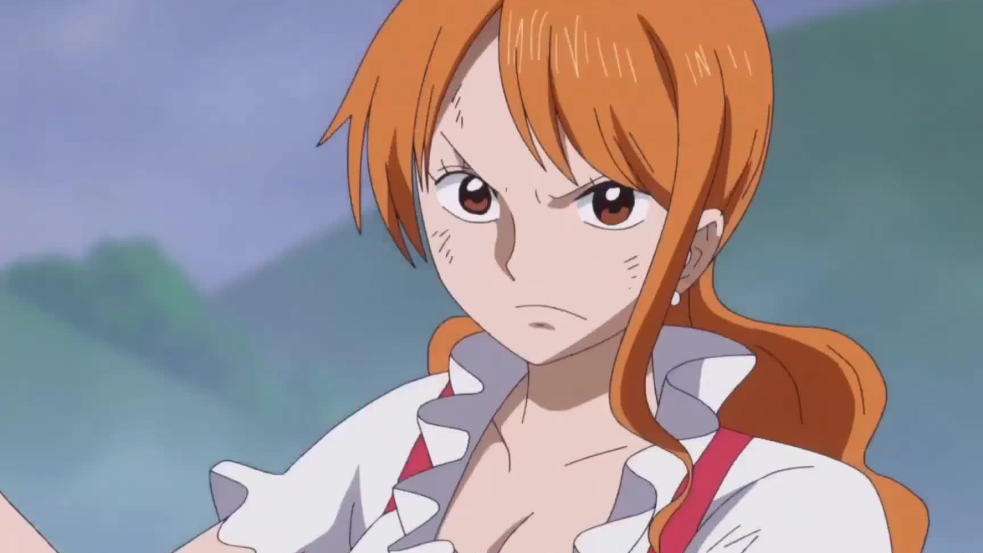 Nami, Whole Cake Island outfit, One Piece anime, Full HD Desktop wallpaper