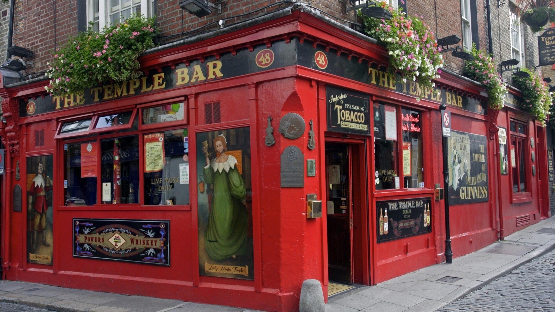 Temple Bar, HD wallpapers, Hintergrnde, Dublin, 1920x1080 Full HD Desktop