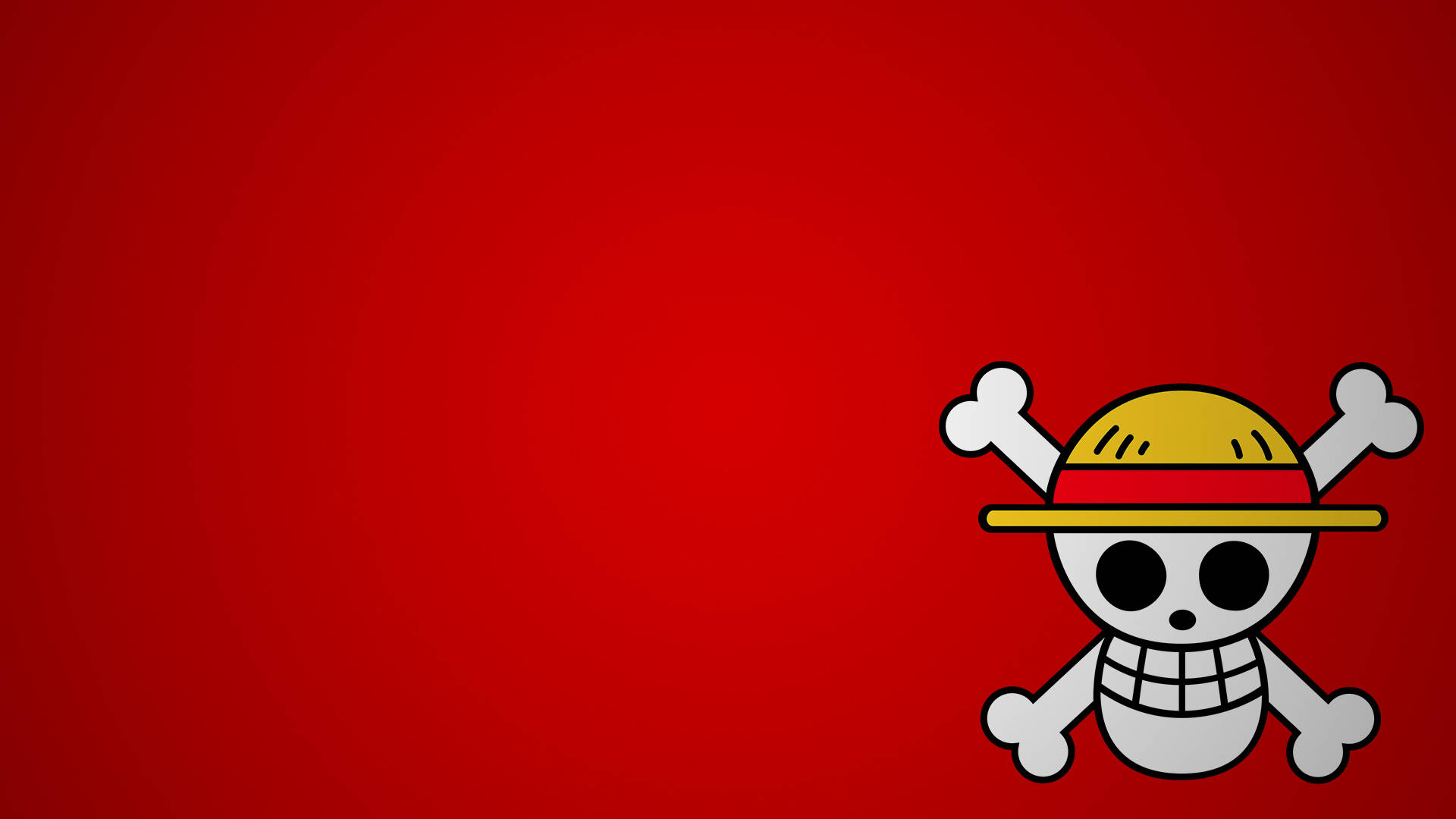 Straw Hat Pirates Jolly Roger, Monkey D. Luffy straw hat, skull and crossbones, Full HD Desktop wallpaper