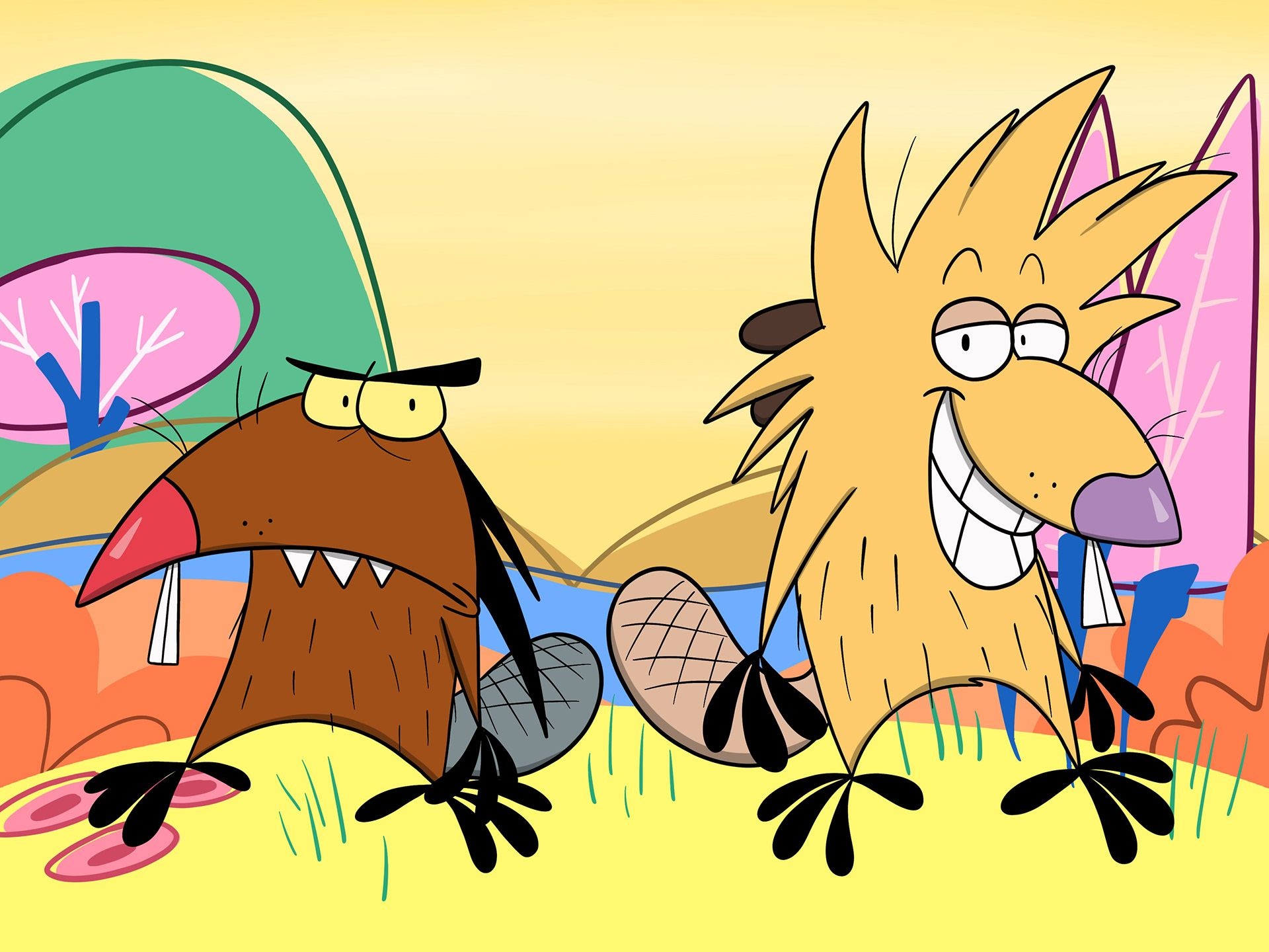 Angry Beavers, Cartoon series, Animation, Angry beavers wallpaper, 1920x1440 HD Desktop