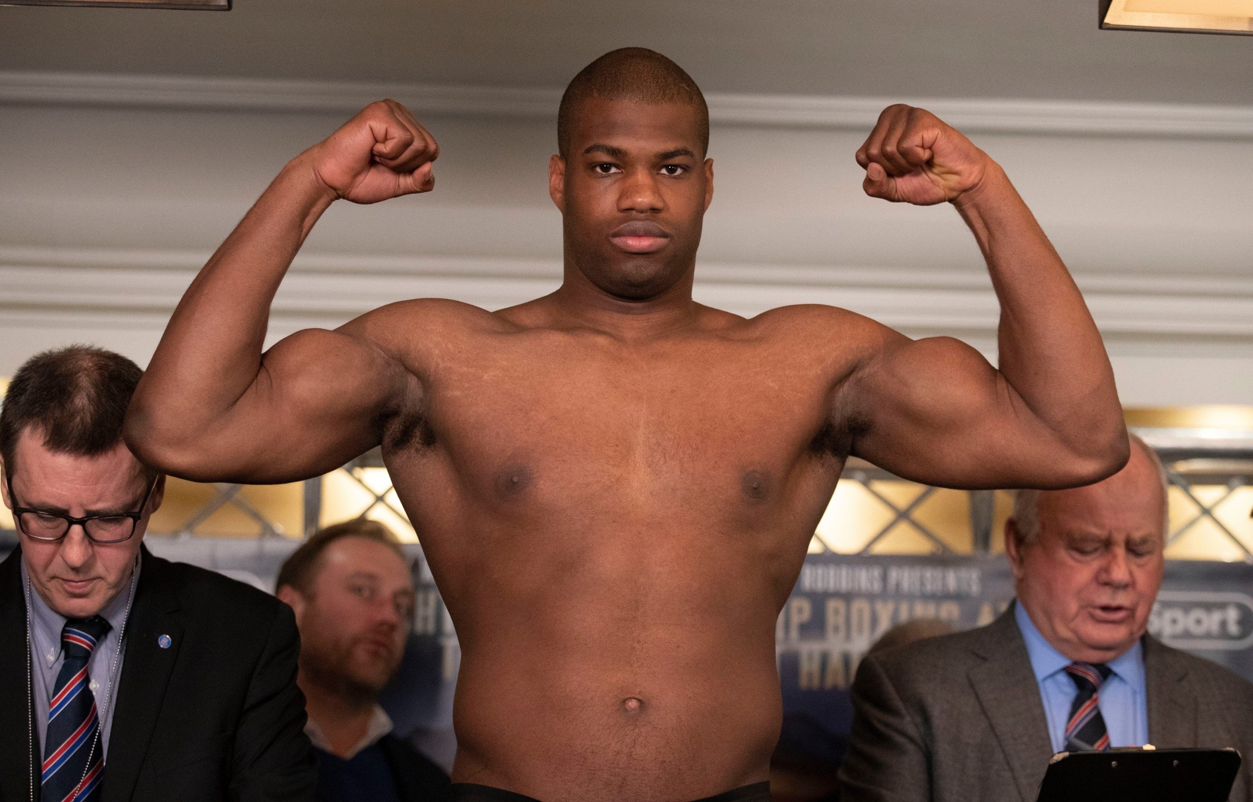 Daniel Dubois, Ricardo Snijders weigh, Fight Sports, 2560x1640 HD Desktop