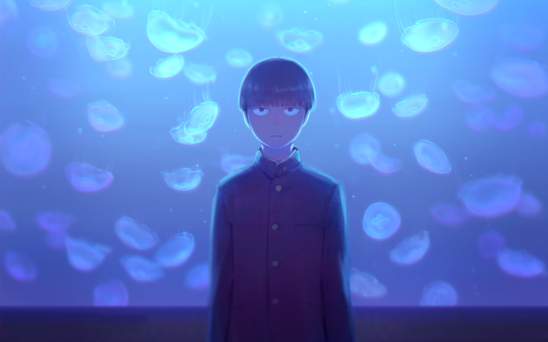 Mob Psycho 100, Shigeo Kageyama, Animated action, Psychic powers, 1920x1200 HD Desktop