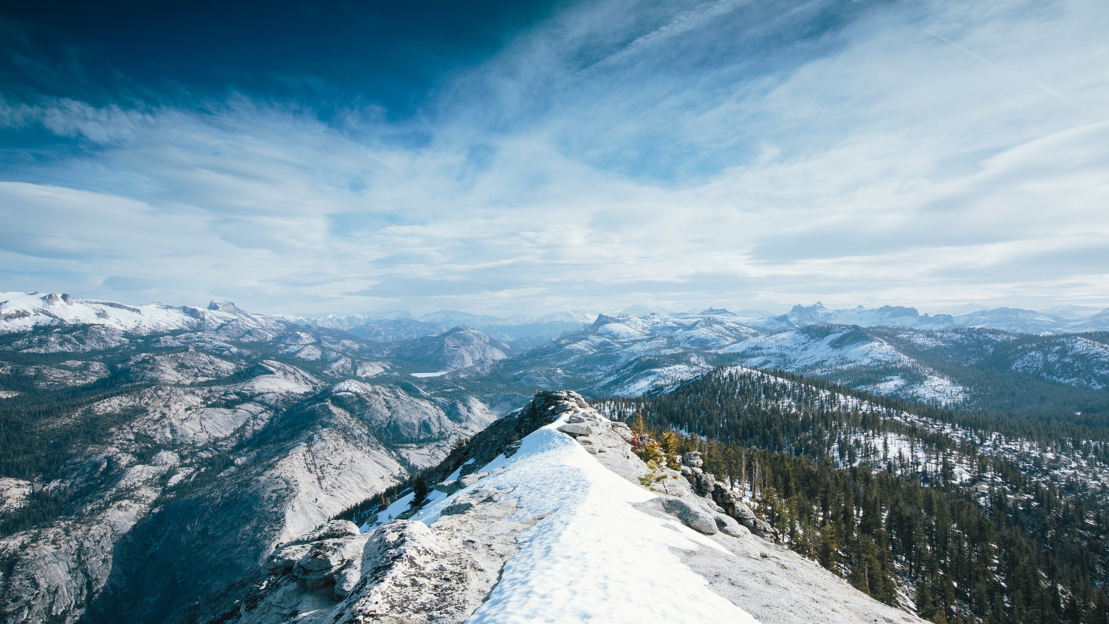 Yosemite, Winter Wallpaper, 3840x2160 4K Desktop