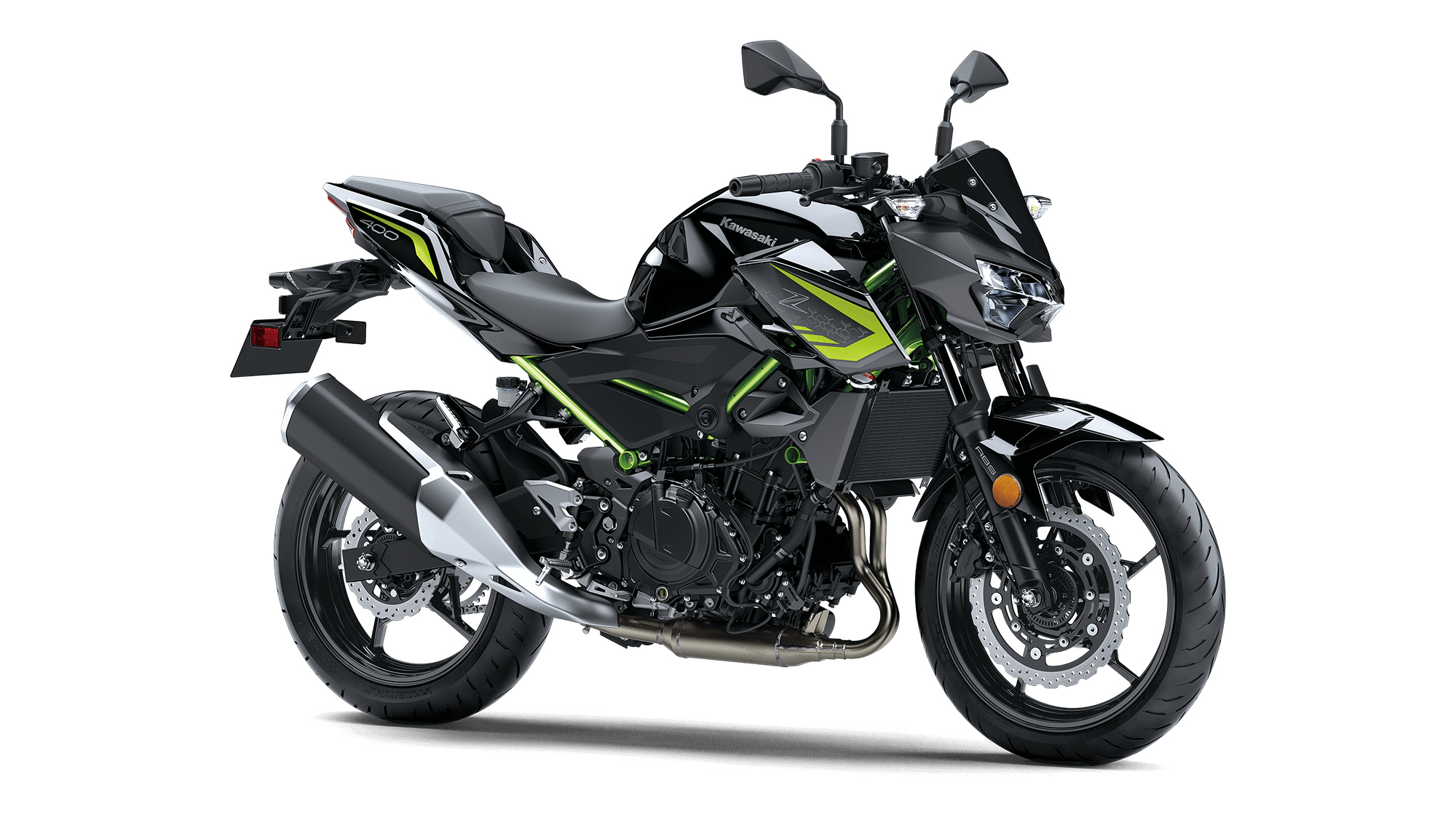 Kawasaki Z400, Captivating wallpapers, Striking visuals, Unleash your style, 2000x1130 HD Desktop