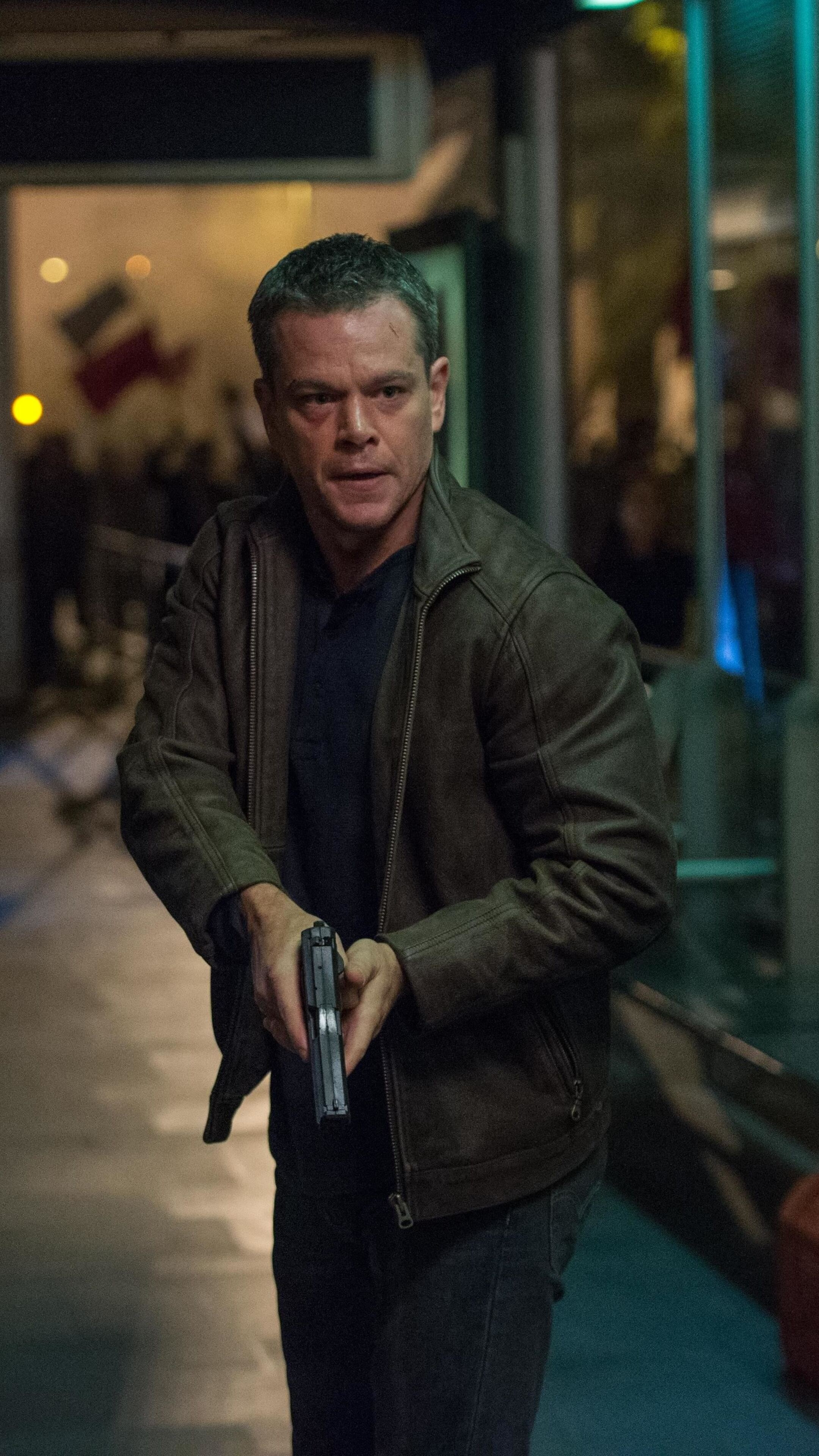 Matt Damon, Jason Bourne, Sony Xperia, 4K wallpapers, 2160x3840 4K Phone