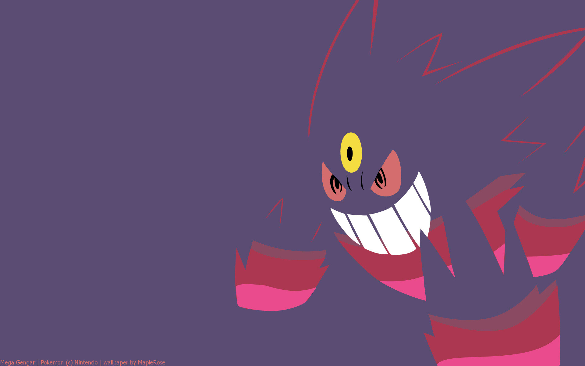 Mega Gengar, Exclusive wallpapers, Mysterious Pokmon, Chilling design, 1920x1200 HD Desktop