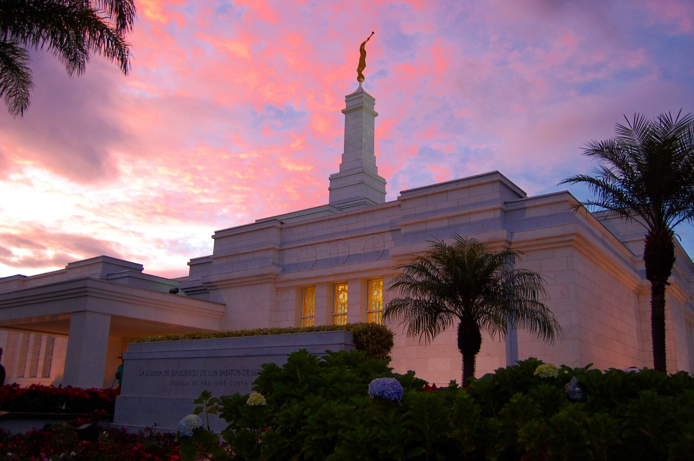 San Jose, Costa Rica, Temple, Sunset, 2410x1600 HD Desktop