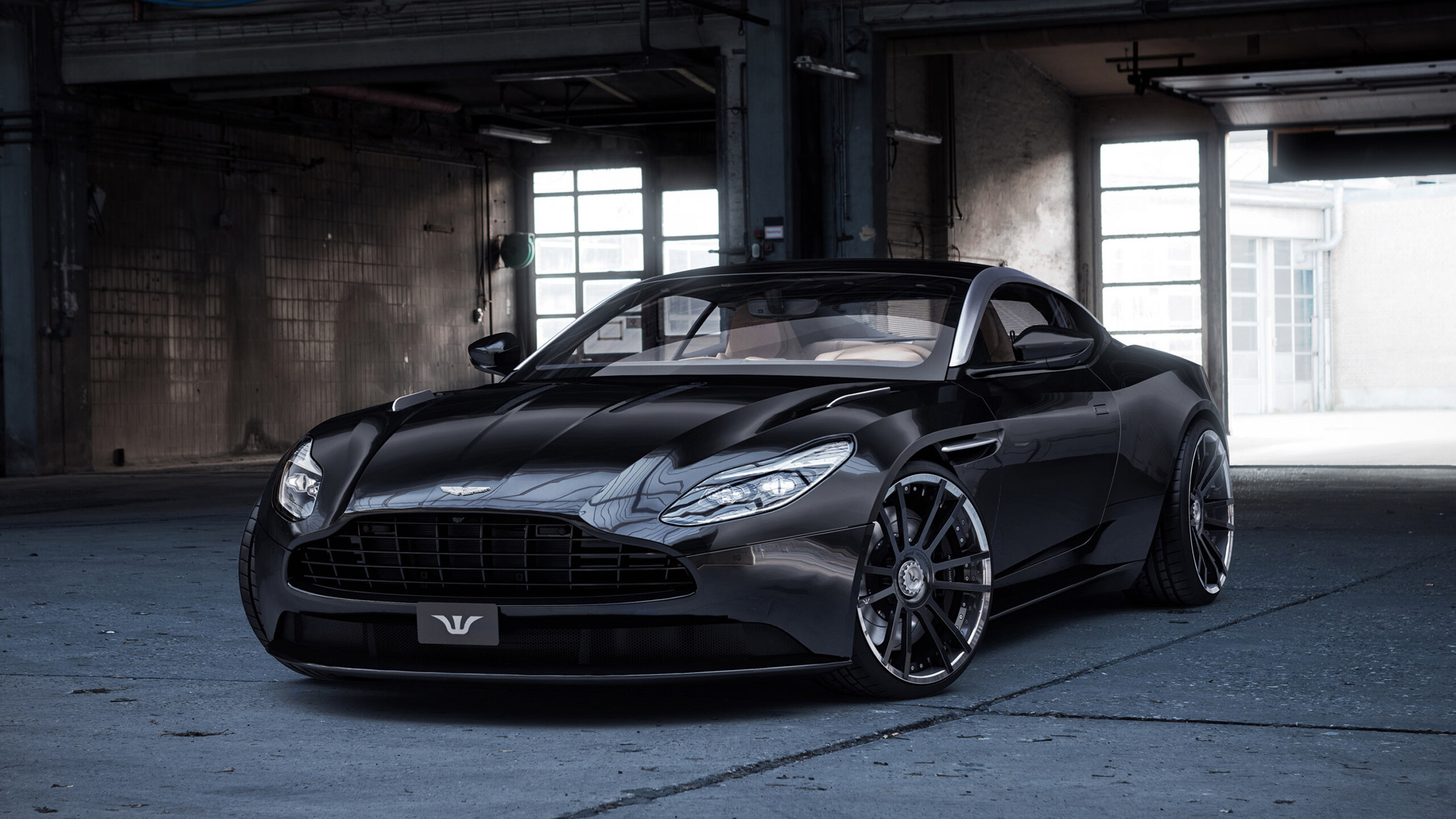 Black Aston Martin car, Wide wallpaper, Dark elegance, Automotive perfection, 2560x1440 HD Desktop