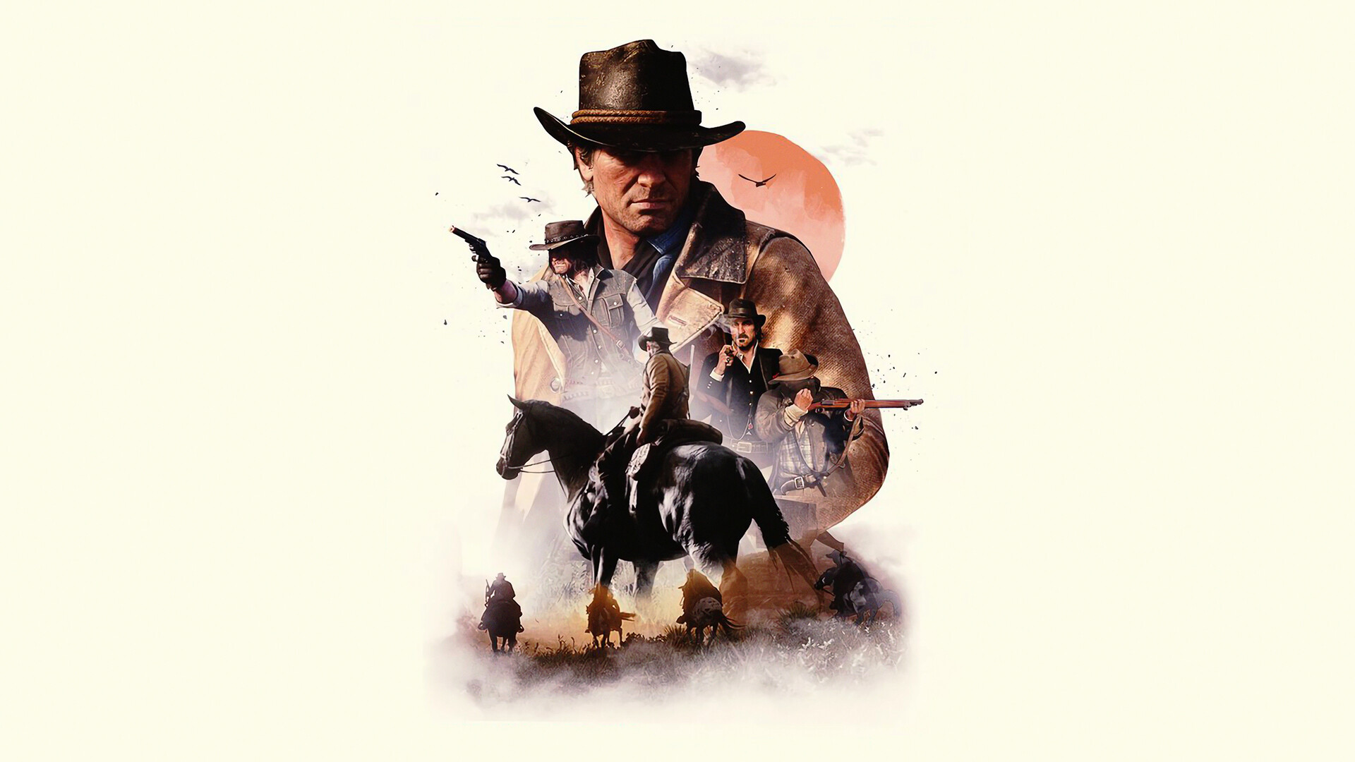 Artwork, Red Dead Redemption Wallpaper, 1920x1080 Full HD Desktop