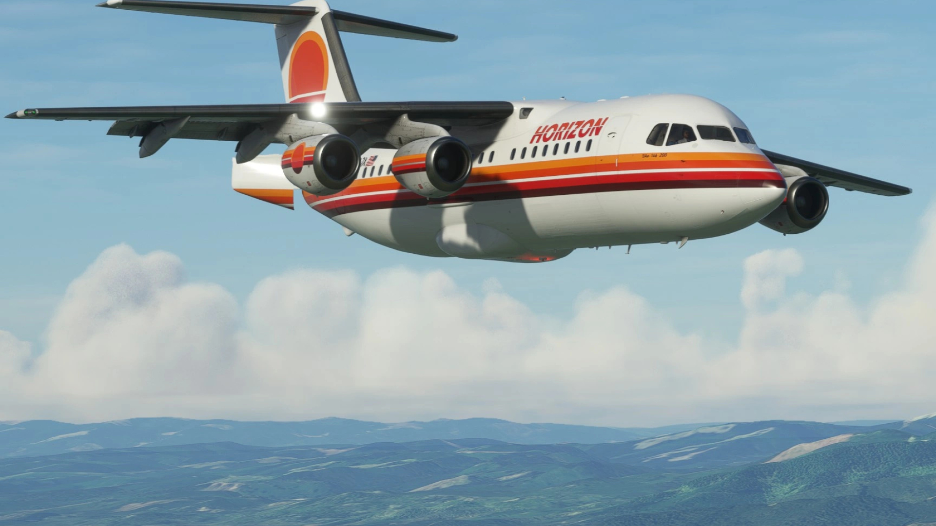 BAe Avro, Justflight, Horizon, Air travel, 1920x1080 Full HD Desktop