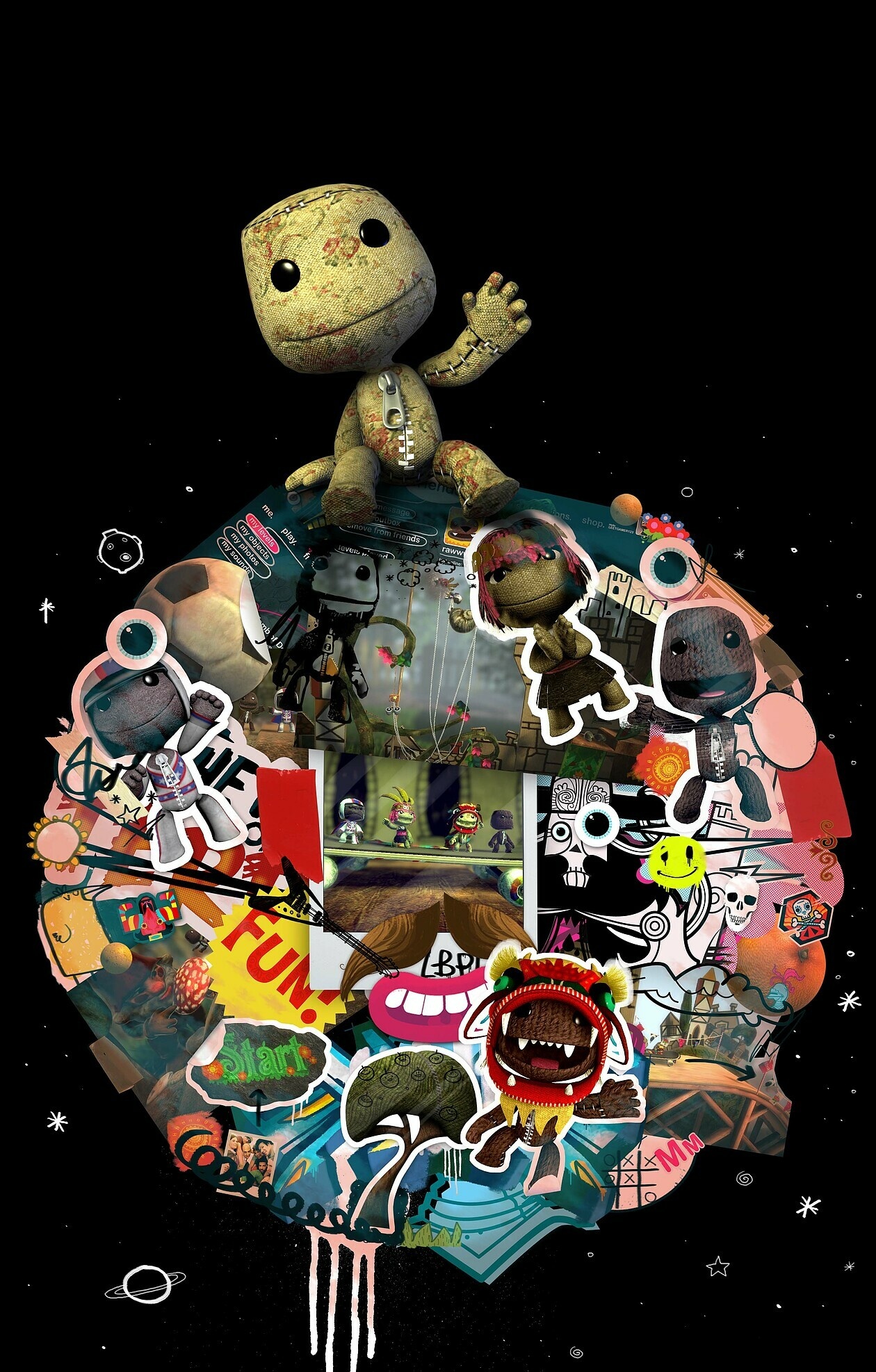 LBP game, Gaming world, Little Big Planet PSP, Portable adventure, 1260x1980 HD Phone