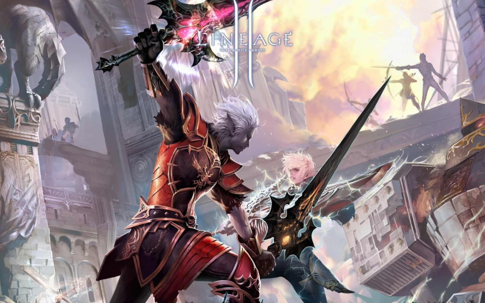 NCsoft, Lineage W, Global users, Launching priority, 1920x1200 HD Desktop