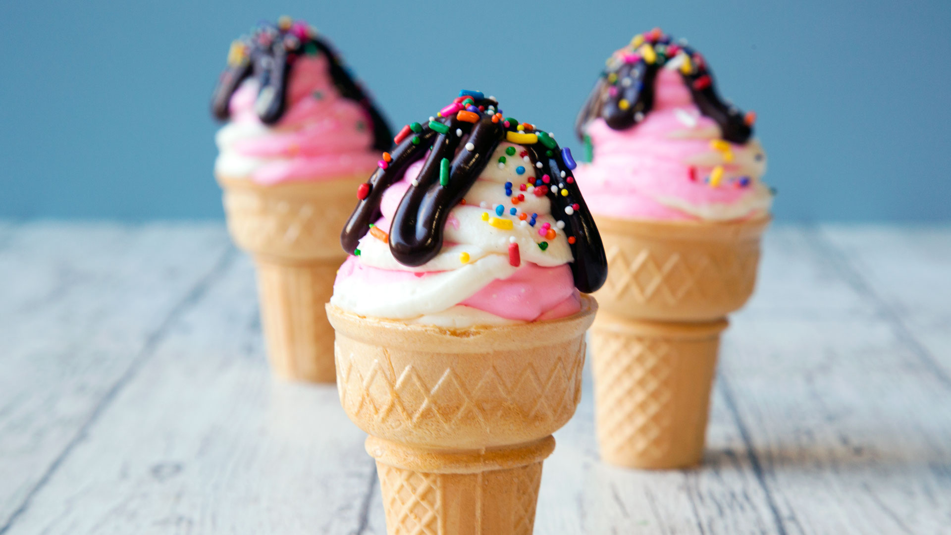 Toppings, Ice Cream Cone Wallpaper, 1920x1080 Full HD Desktop