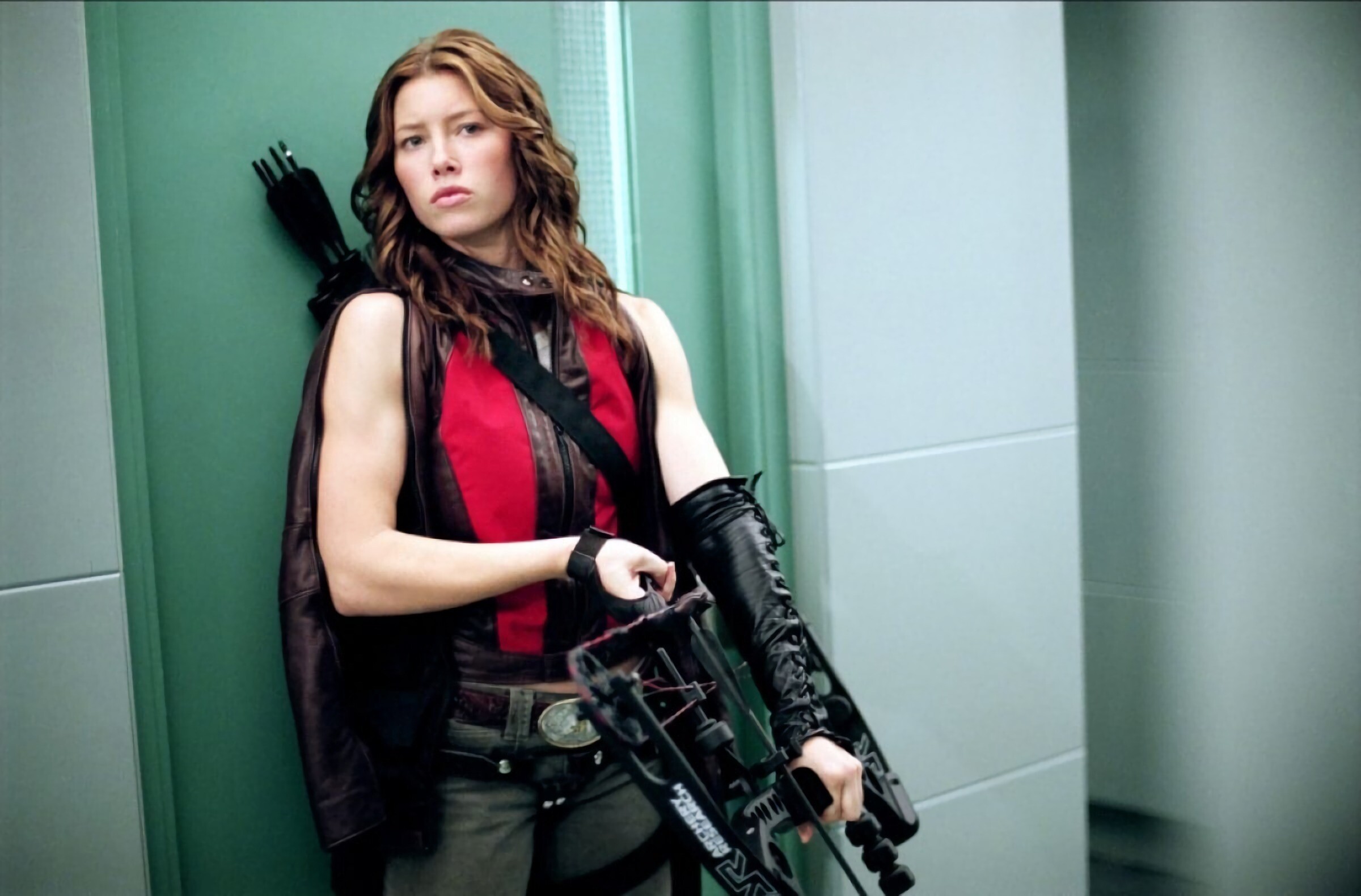 Jessica Biel, Vampire hunter, Blade movies, Action-packed, 2400x1580 HD Desktop