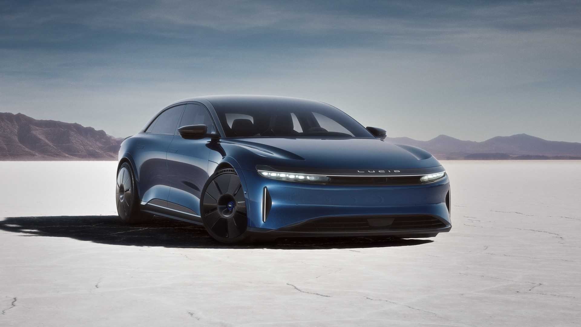 Lucid Air Sapphire Edition, 2024 model, 1200 hp, 1920x1080 Full HD Desktop