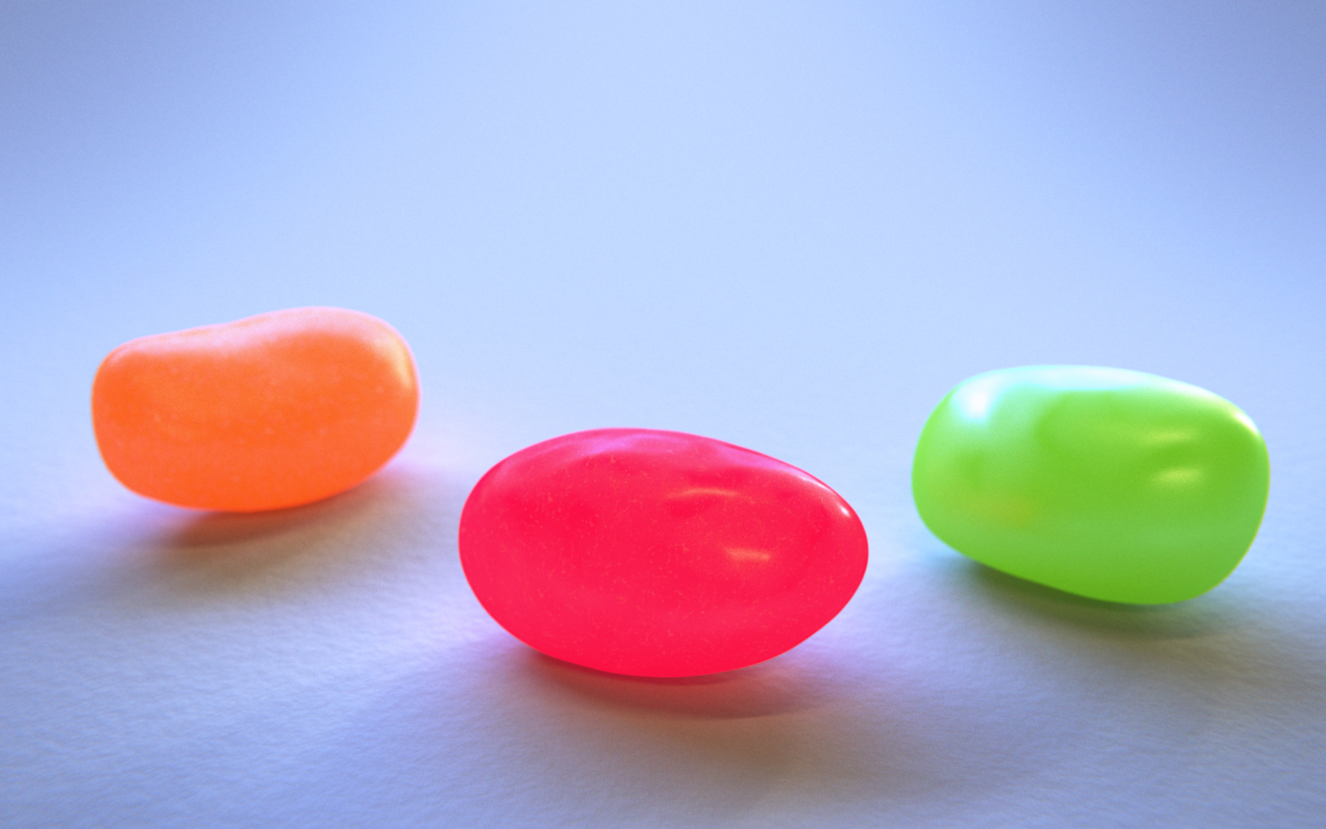 Jelly Beans, Blender artists' work, Creative projects, Digital candy art, 1920x1200 HD Desktop