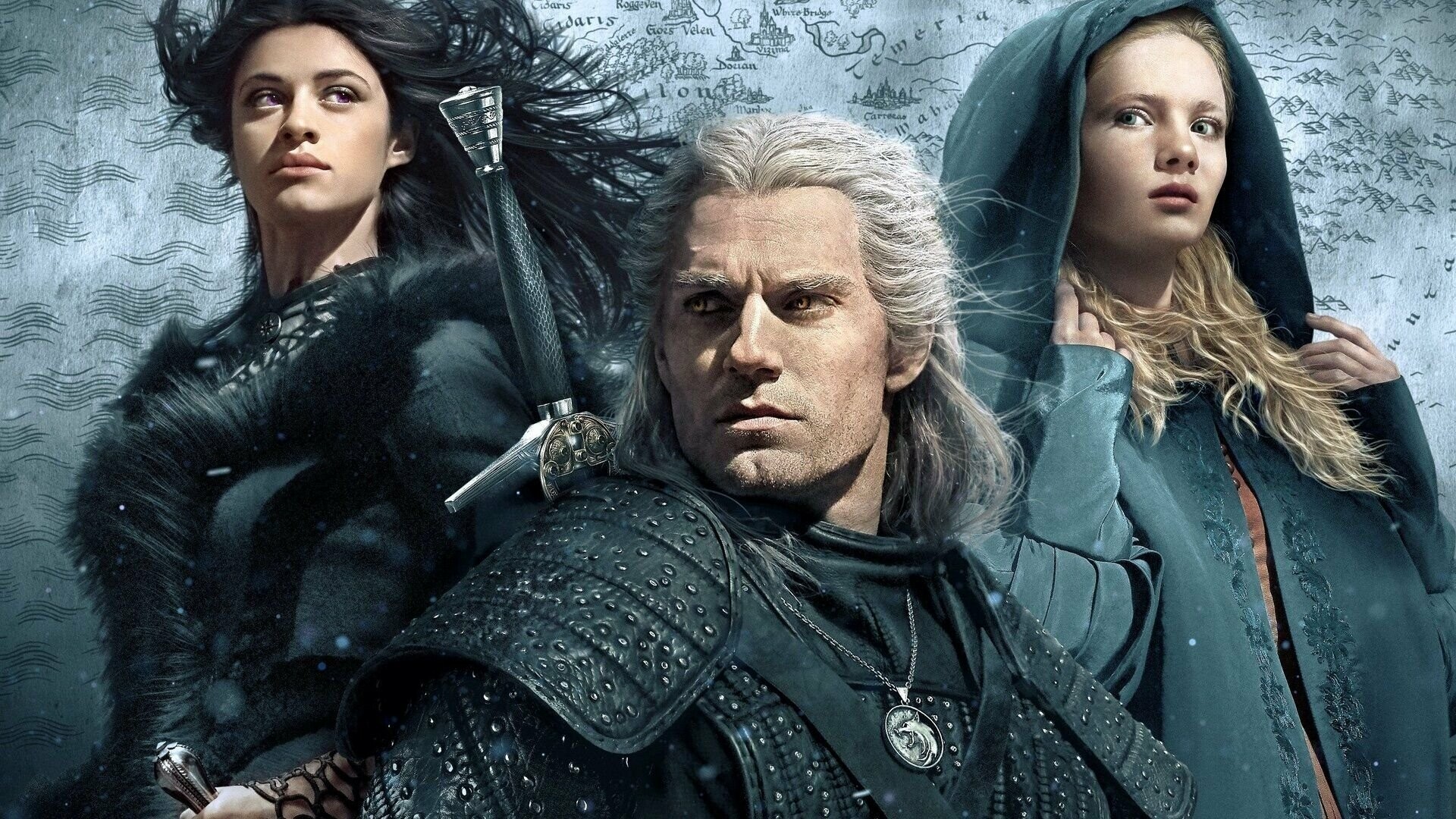 The Witcher Netflix, Enchanting visuals, Captivating performances, Thrilling adventures, 1920x1080 Full HD Desktop