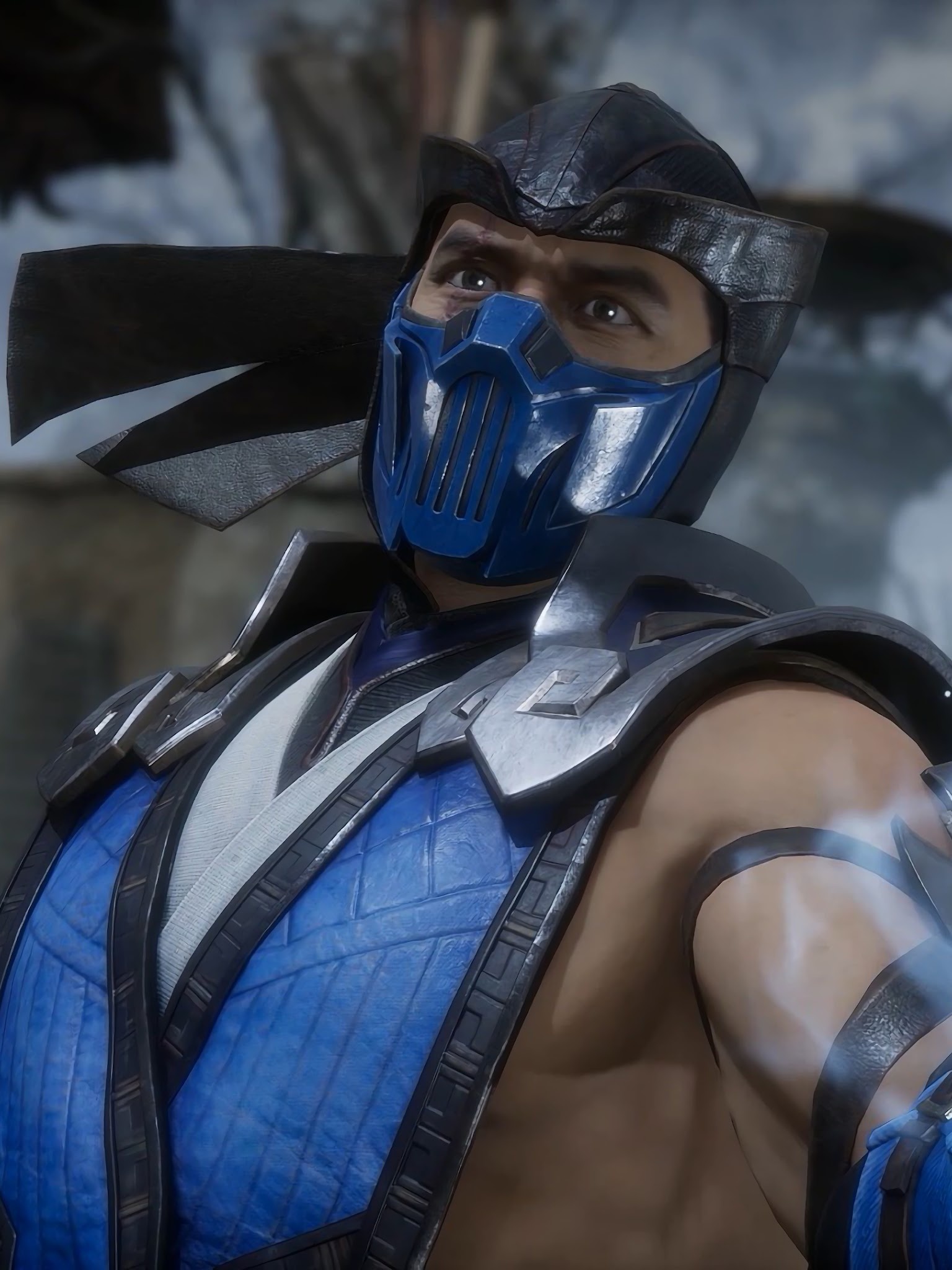 Sub-Zero Mortal Kombat 11, PC desktop wallpaper, 1540x2050 HD Phone