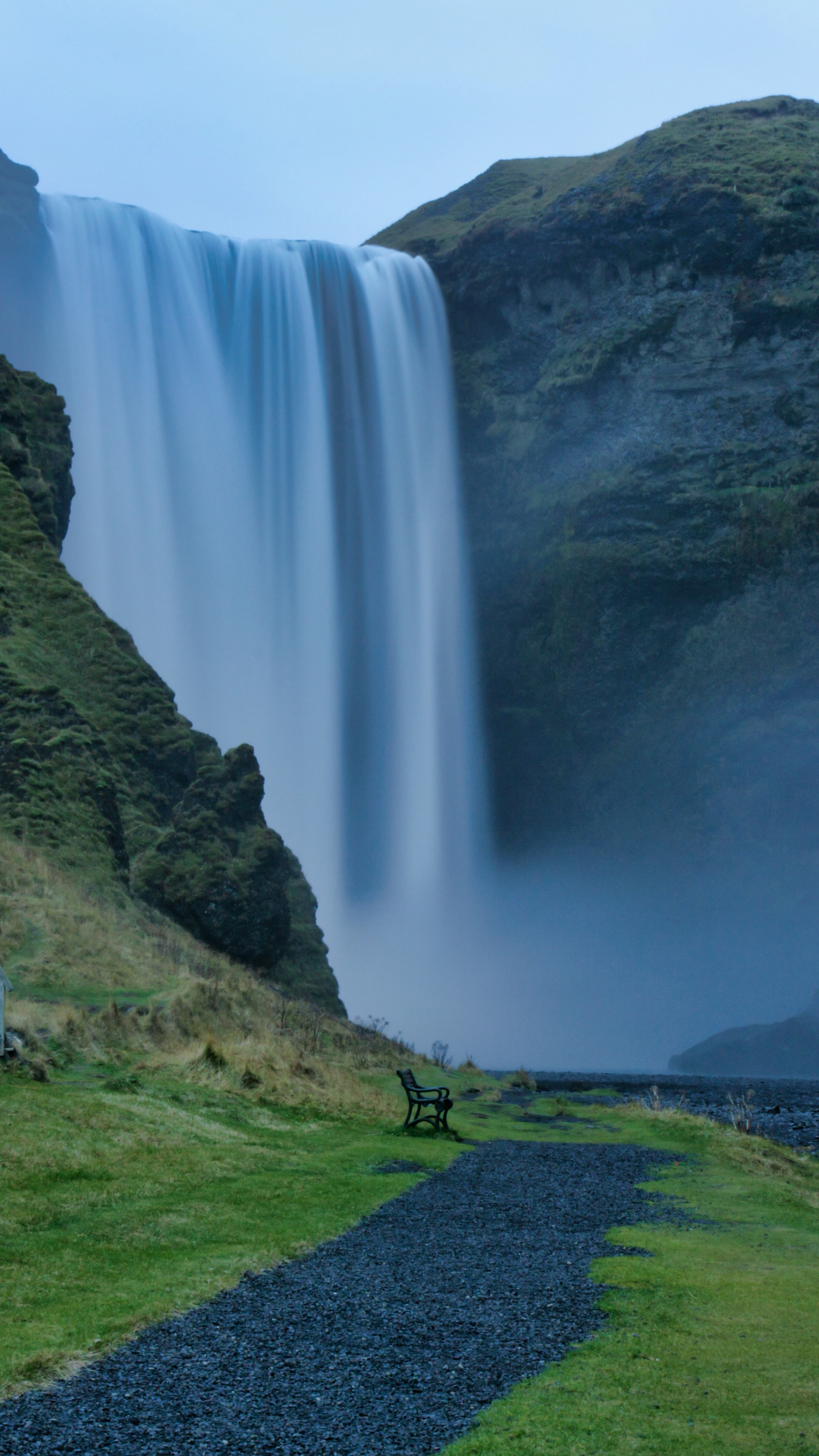 Skogafoss, Iceland Wallpaper, 2160x3840 4K Phone