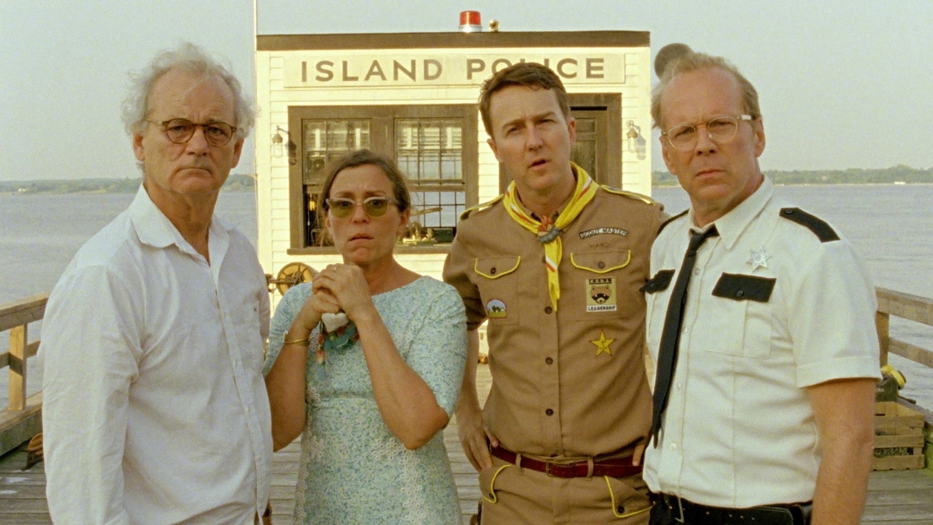 Moonrise Kingdom, Golden Age Cinema, Quirky romance, Film screening, 1920x1080 Full HD Desktop