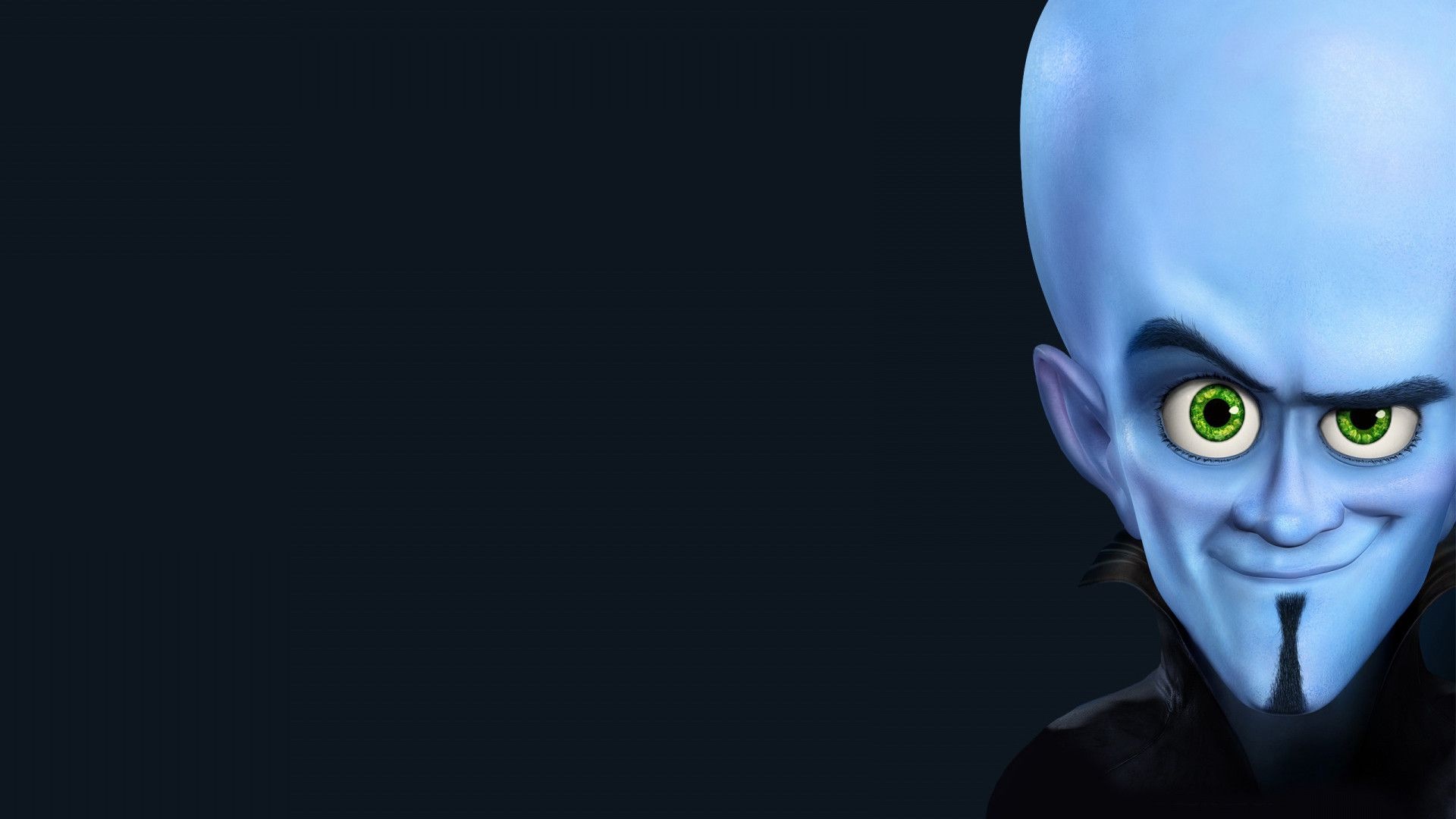 Megamind animation film, Blue-skinned supervillain, Heroic redemption, DreamWorks production, 1920x1080 Full HD Desktop