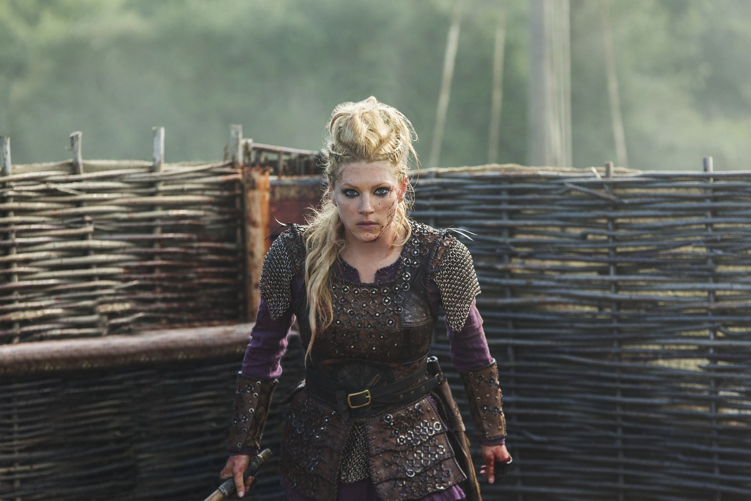 Katheryn Winnick movies, Vikings, Katheryn Winnick, Lagertha, Warrior woman, 2600x1730 HD Desktop