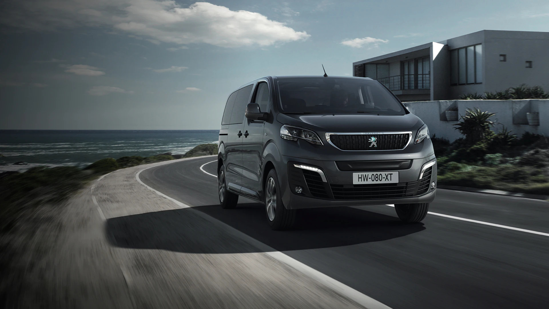 Peugeot E-Traveller Compact, 50 kWh electric vehicle, 1920x1080 Full HD Desktop