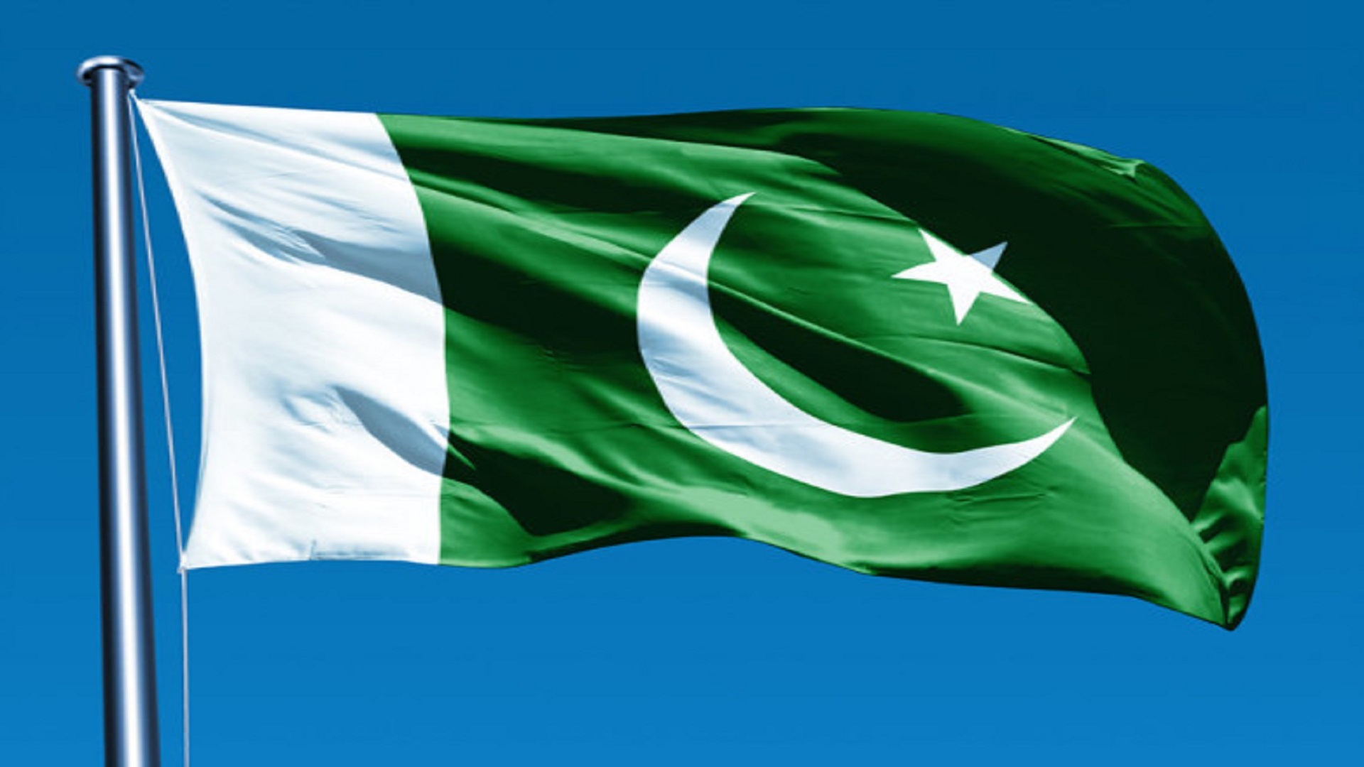 Pakistani flag, National pride, Green and white, Islamic Republic, 1920x1080 Full HD Desktop